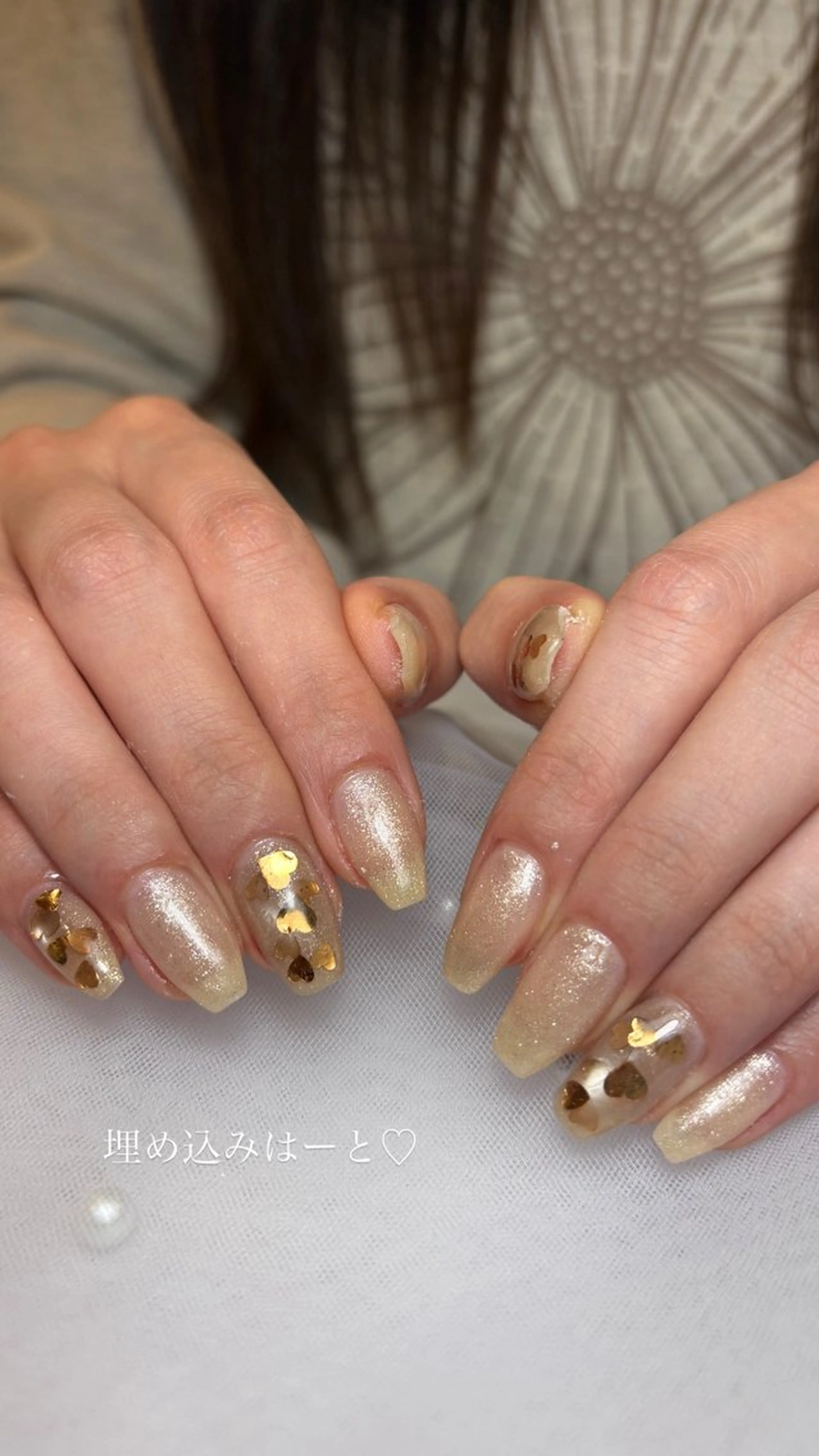 ネイル ハート 🖤マイリー/ 新宿/歌舞伎町🖤のネイルデザイン