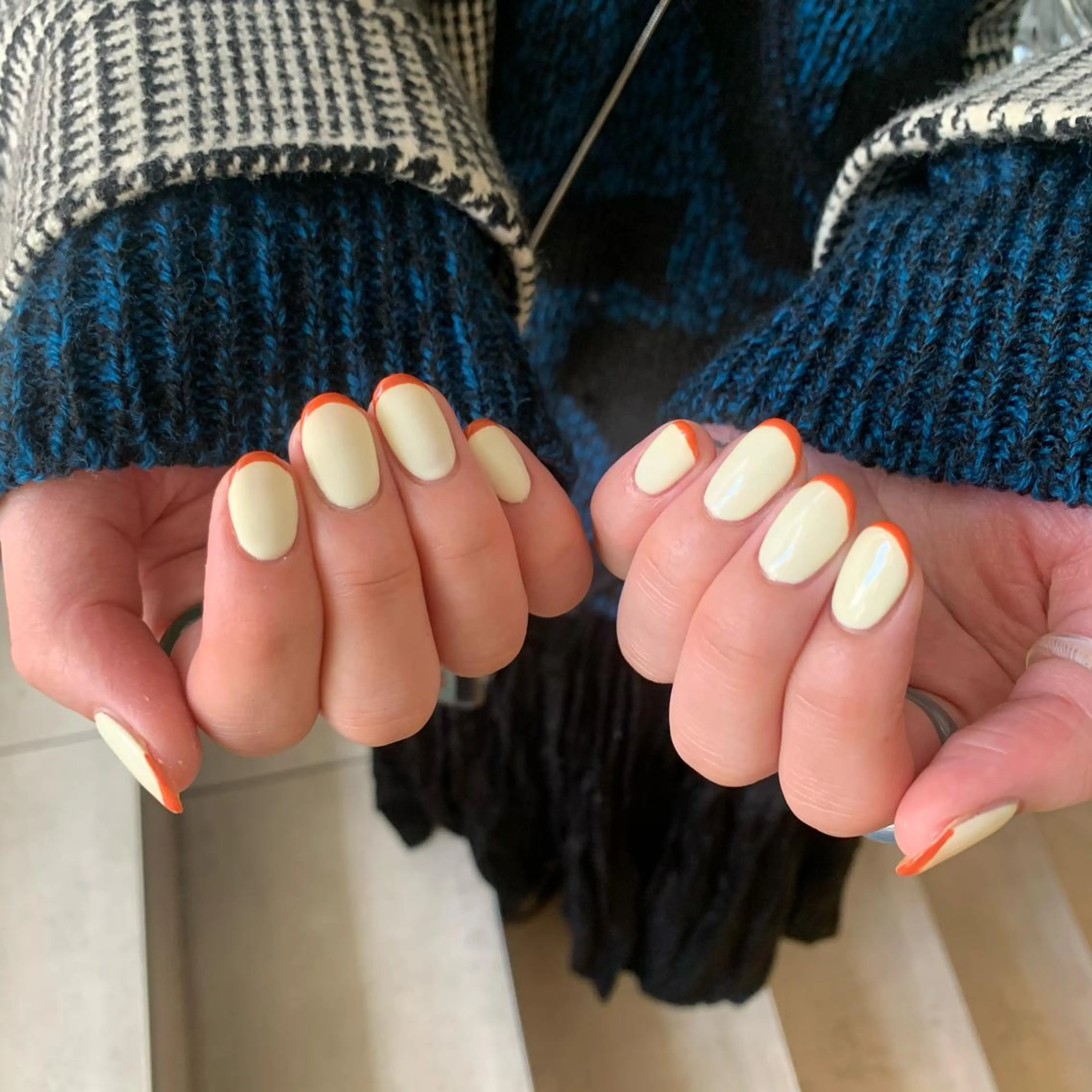 ネイル ホワイト 【韓国ヘア・ネイル】 HINATA🍒のネイルデザイン