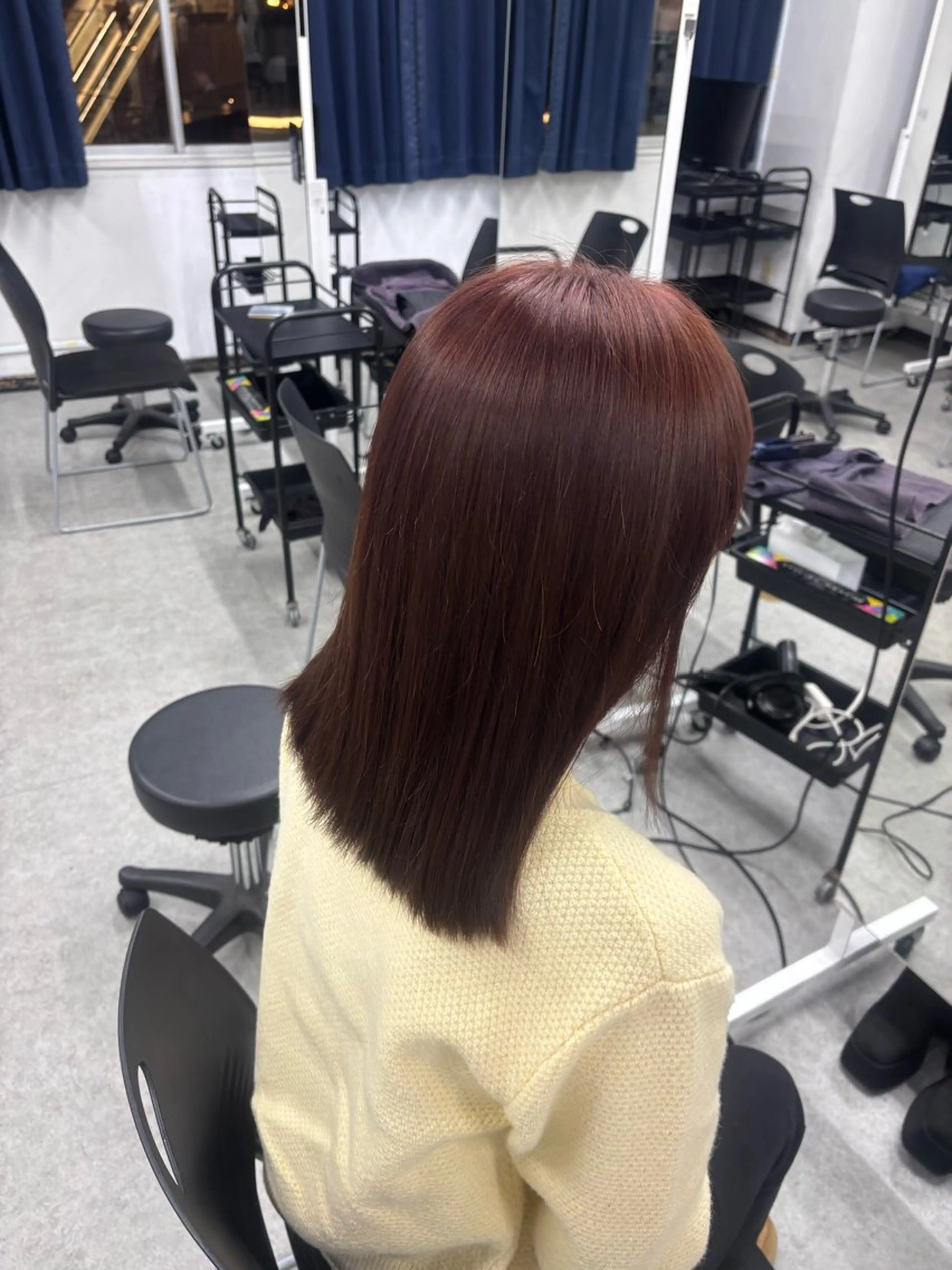 カラー ヘアカラー トリートメント naami🖤透明感 ×ちゅるん艶髪🎀のヘアスタイル