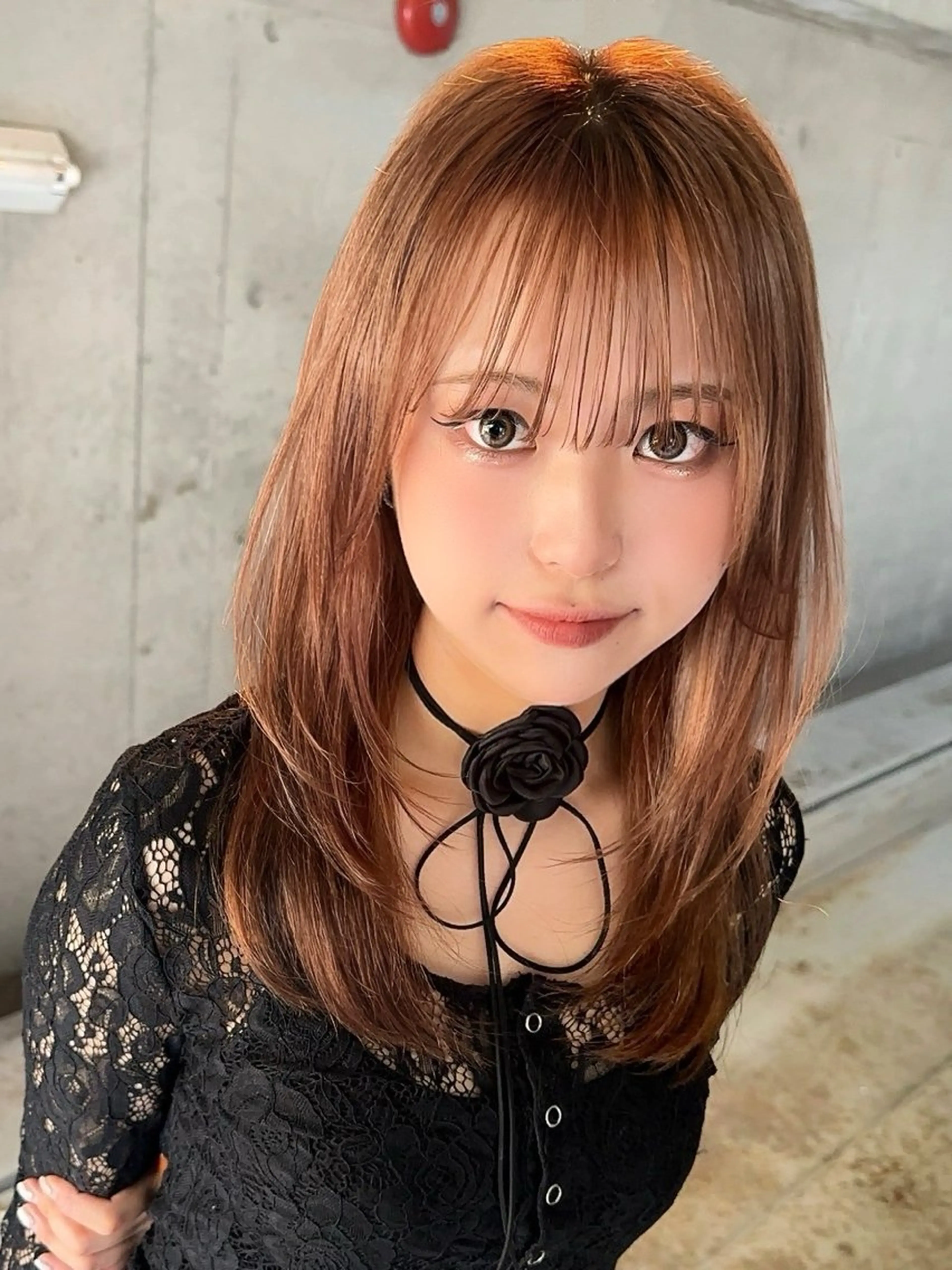 ロング 似合わせカット 根来悠斗のヘアスタイル