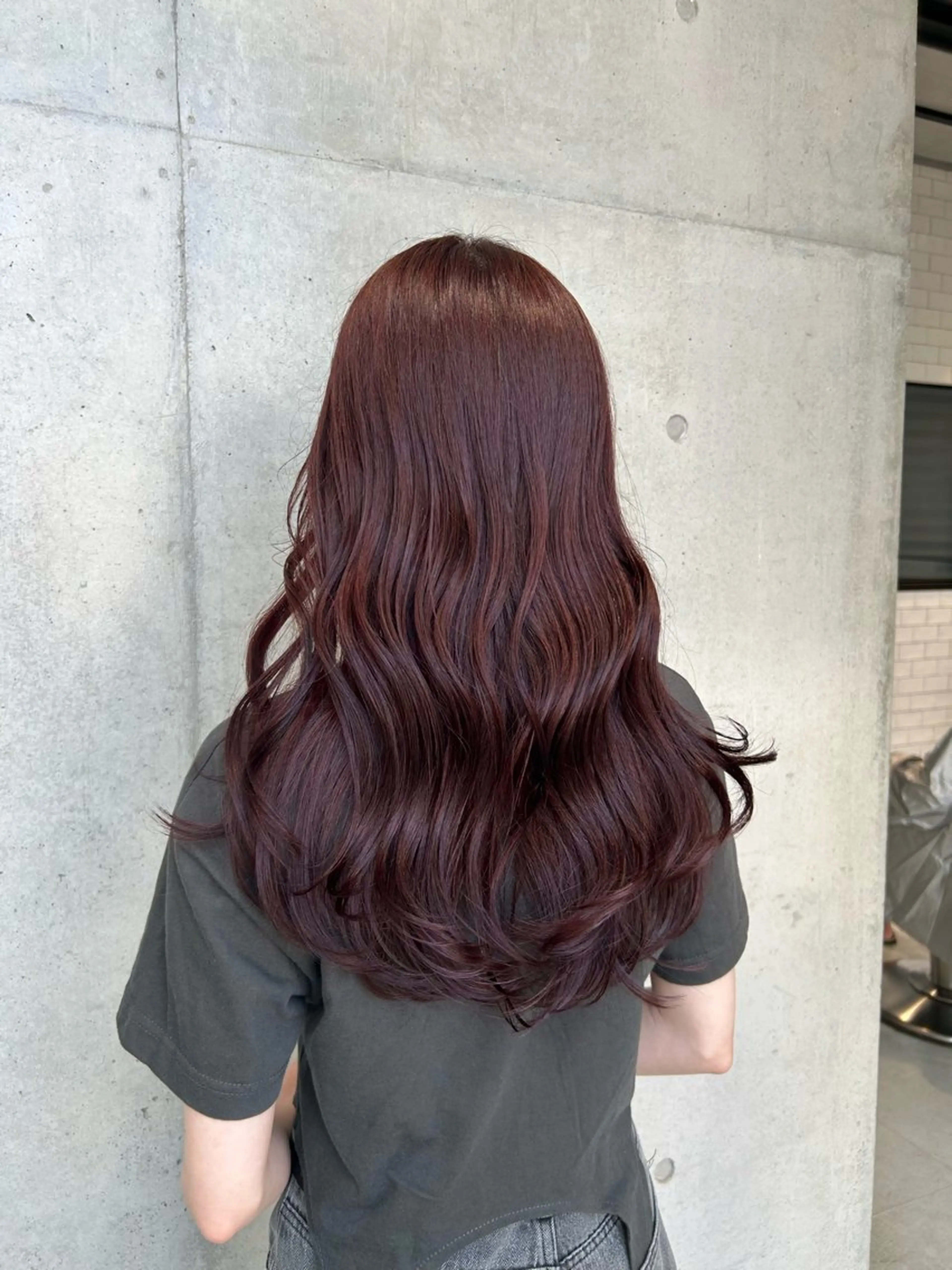 ロング カラー ヘアアレンジ カット ヘアカラー トリートメント ボブ艶モテカラー🫧 カリンのヘアスタイル