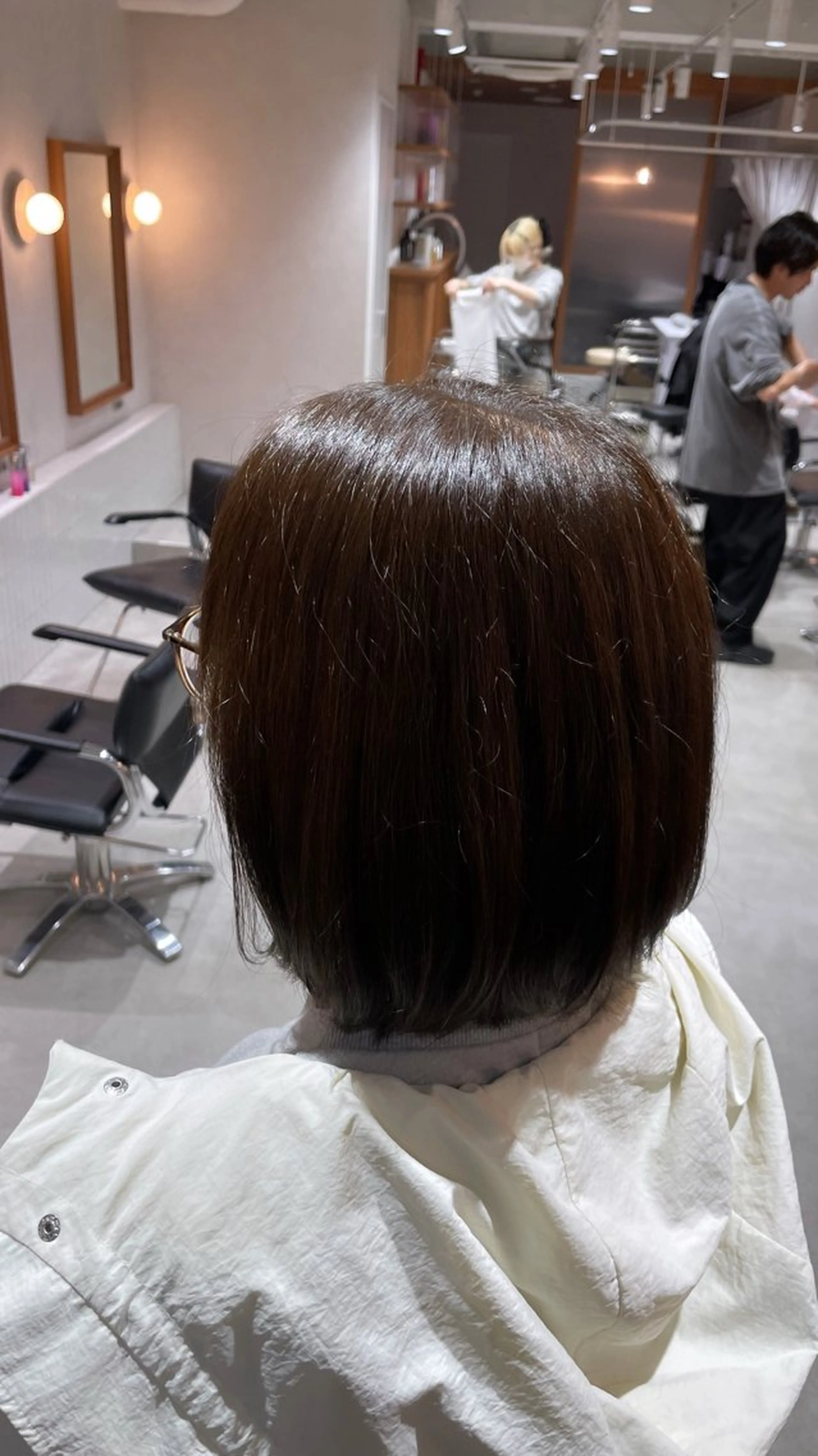 ミディアム カラー ヘアカラー 市來　里利央 （いちき　さとりお）のヘアスタイル