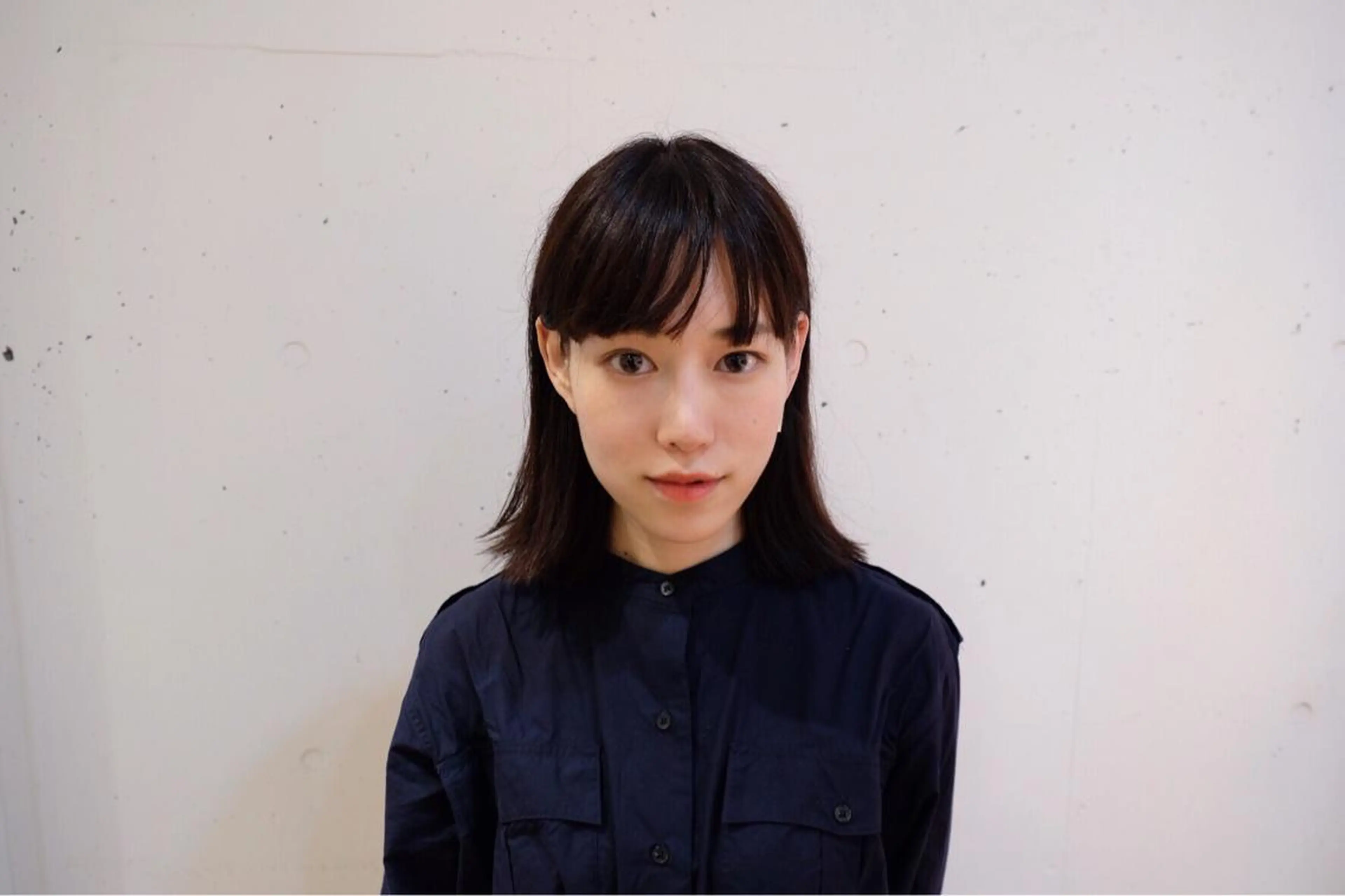 ミディアム 切りっぱなしボブ ボブ カット トリートメント ブリーチカラー急募✨ KENICHIのヘアスタイル