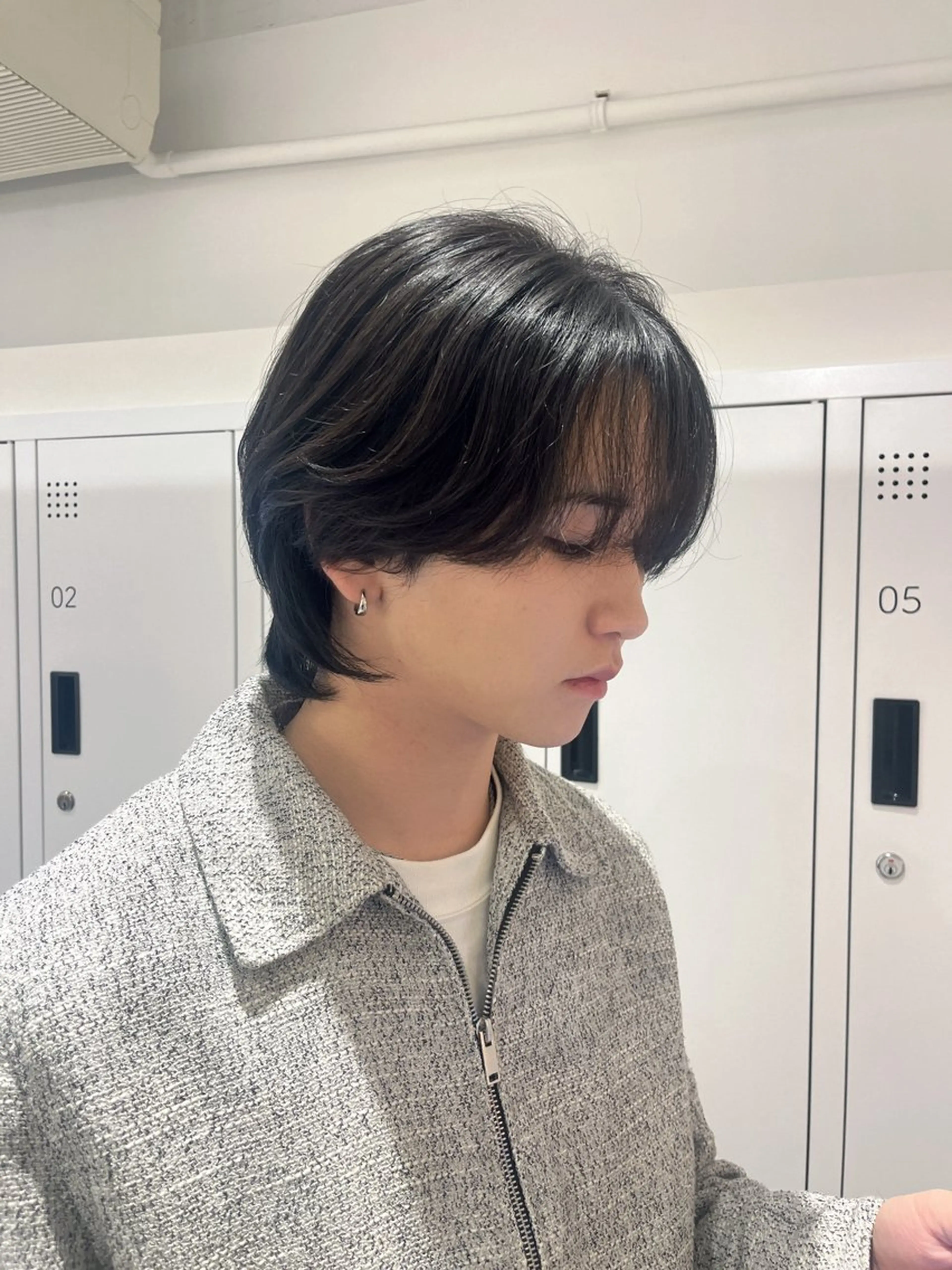 メンズ みう/仙台/暖色/ 艶髪/顔周りカット/のヘアスタイル