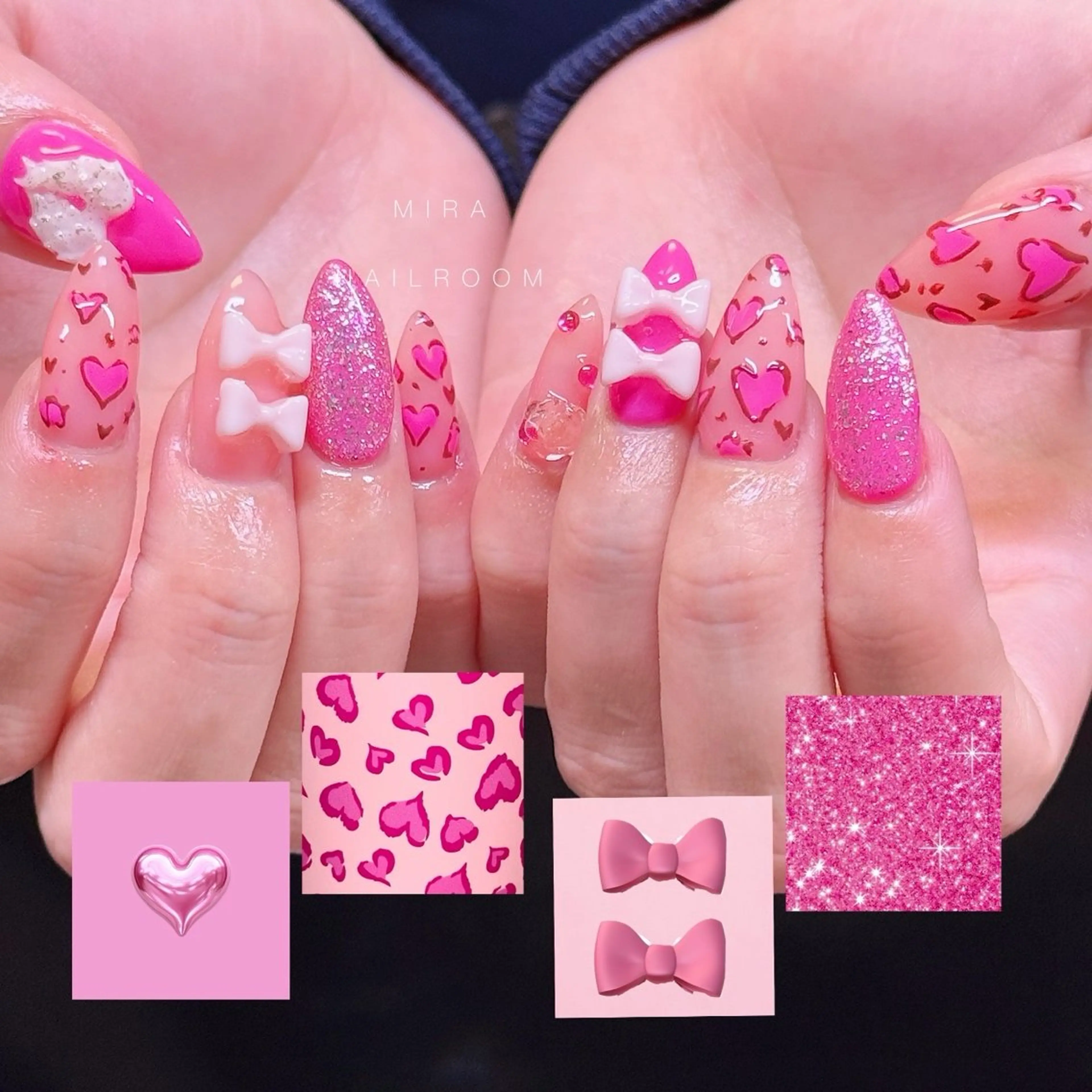 ネイル 長さ出し MIRA NAILROOMのネイルデザイン