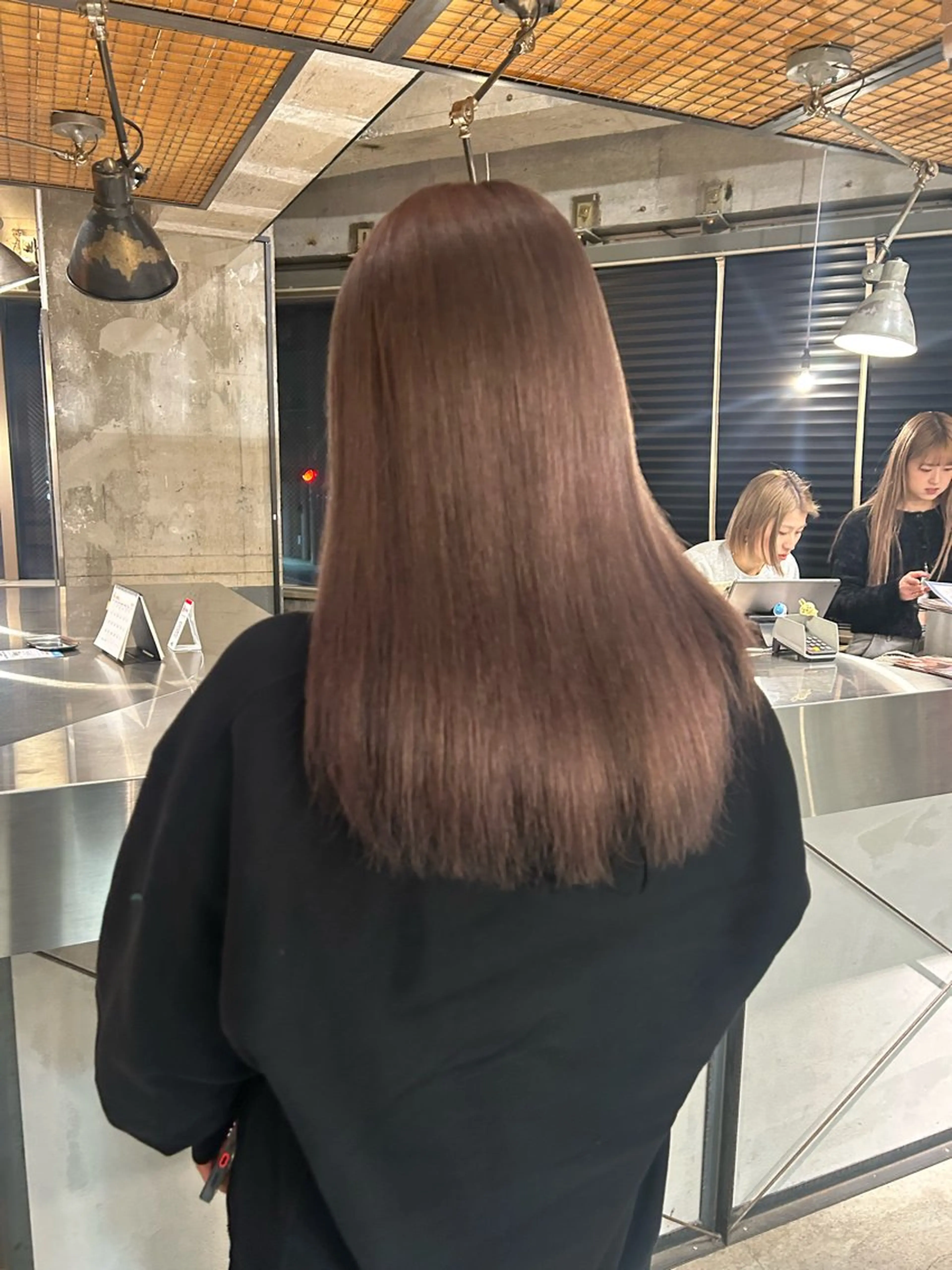 ロング カラー ベージュカラー ヘアカラー keen 立川のヘアスタイル