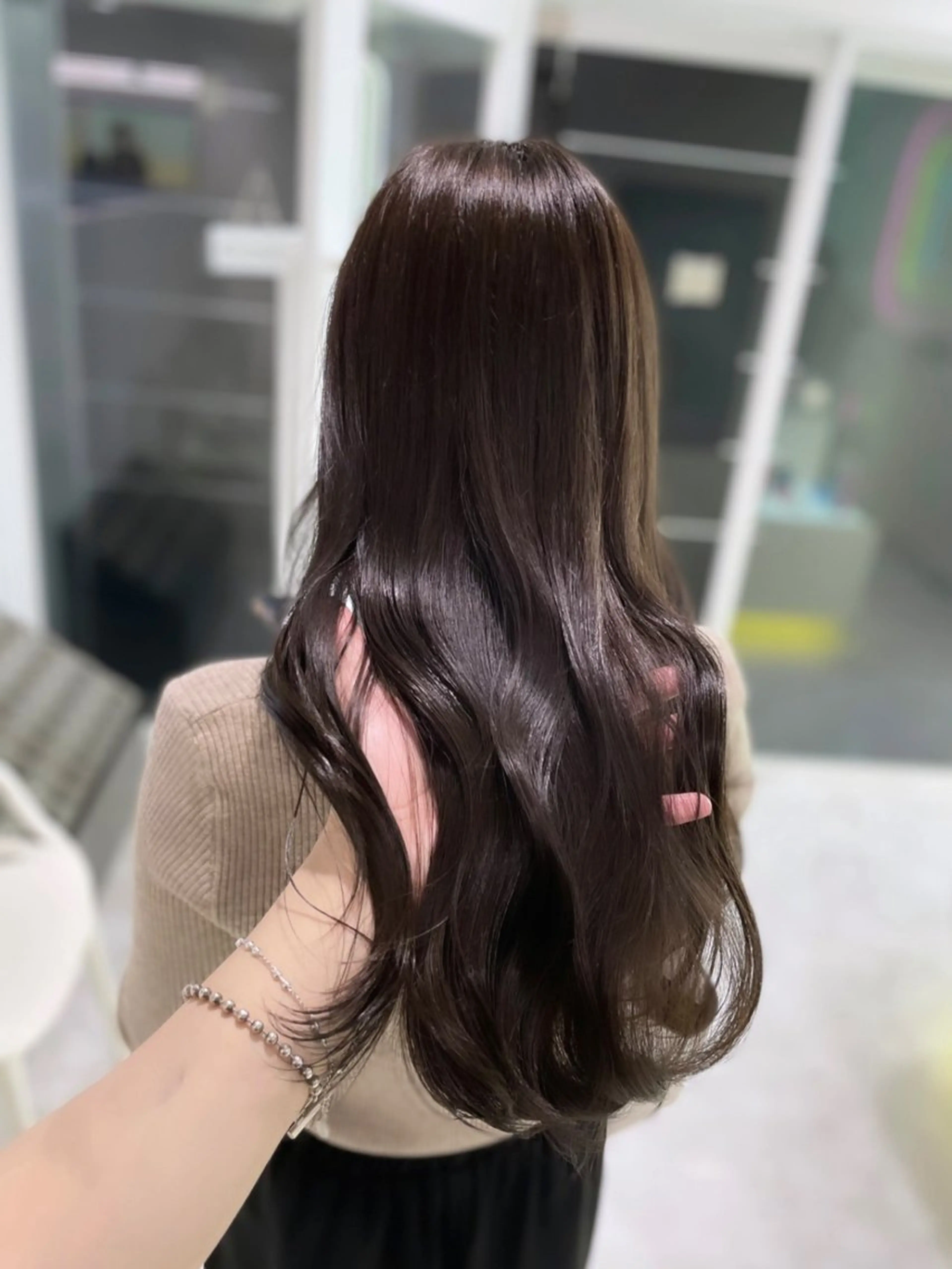 セミロング カラー メンズ特化 水口湧太のヘアスタイル