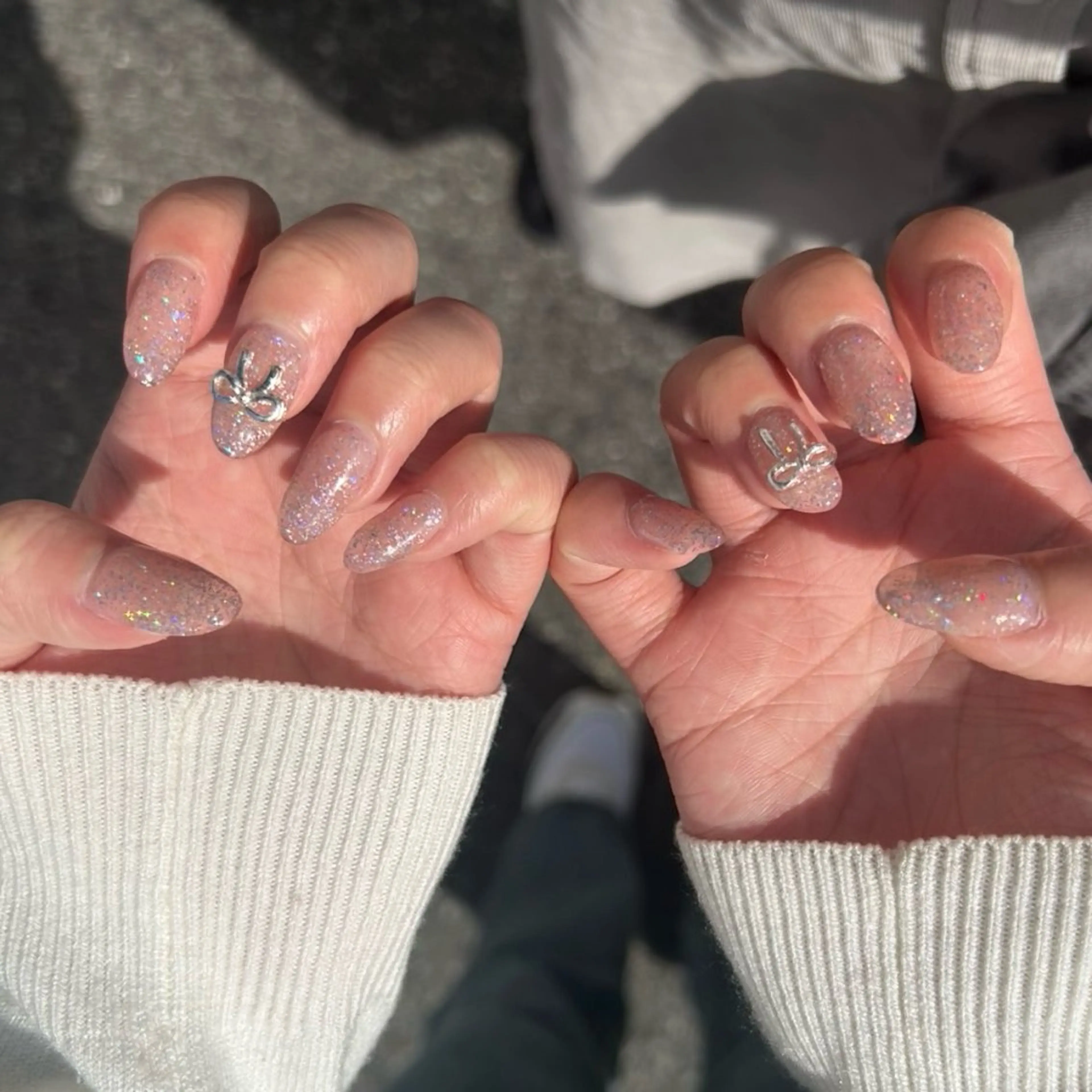 ネイル ラメ(グリッター) ワンカラーネイル ハンドネイル Ballie/ Mizukiのネイルデザイン