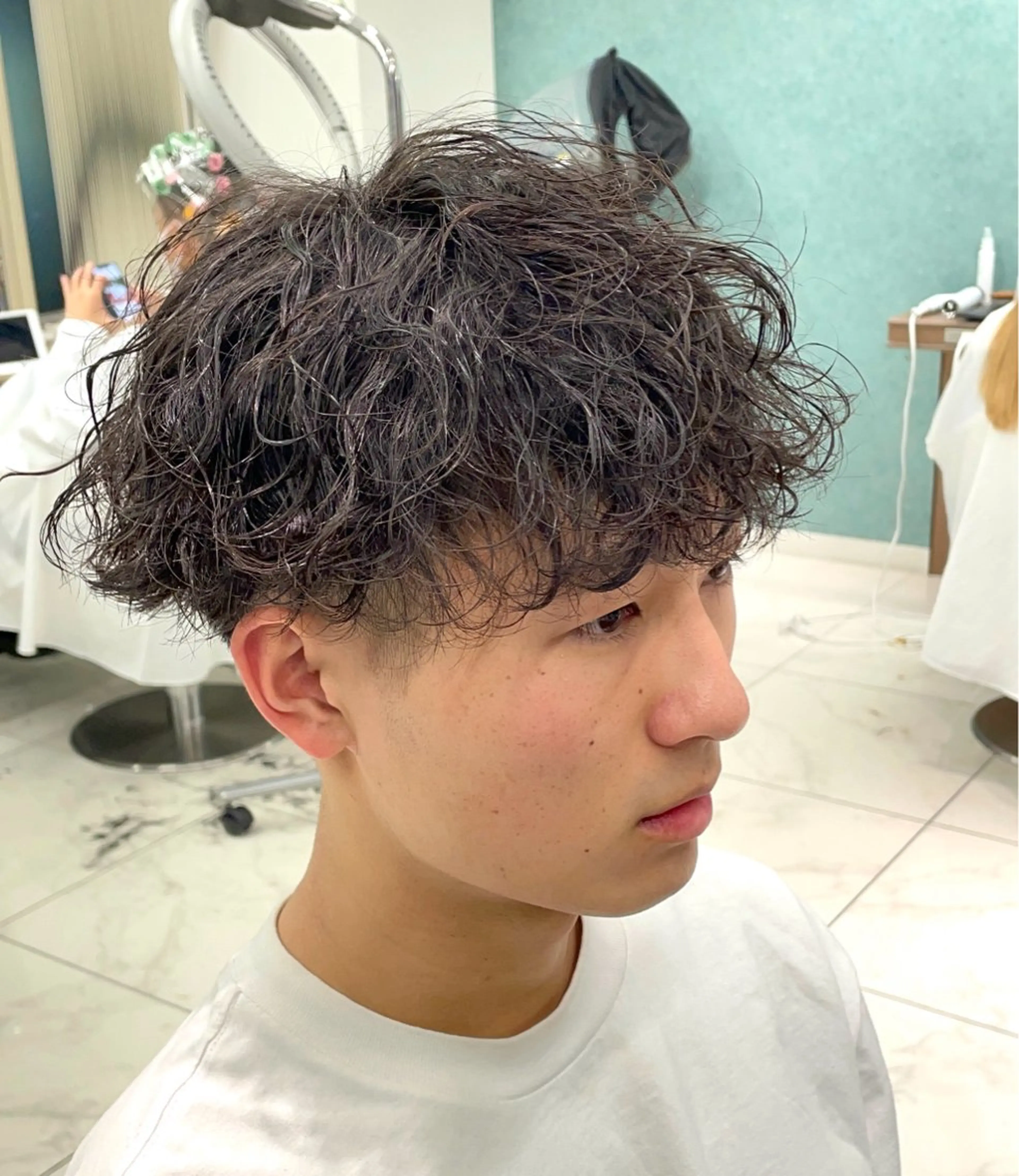 パーマ メンズ カット パーマ トリートメント 【メンズ特化】 池田大成✂︎のヘアスタイル