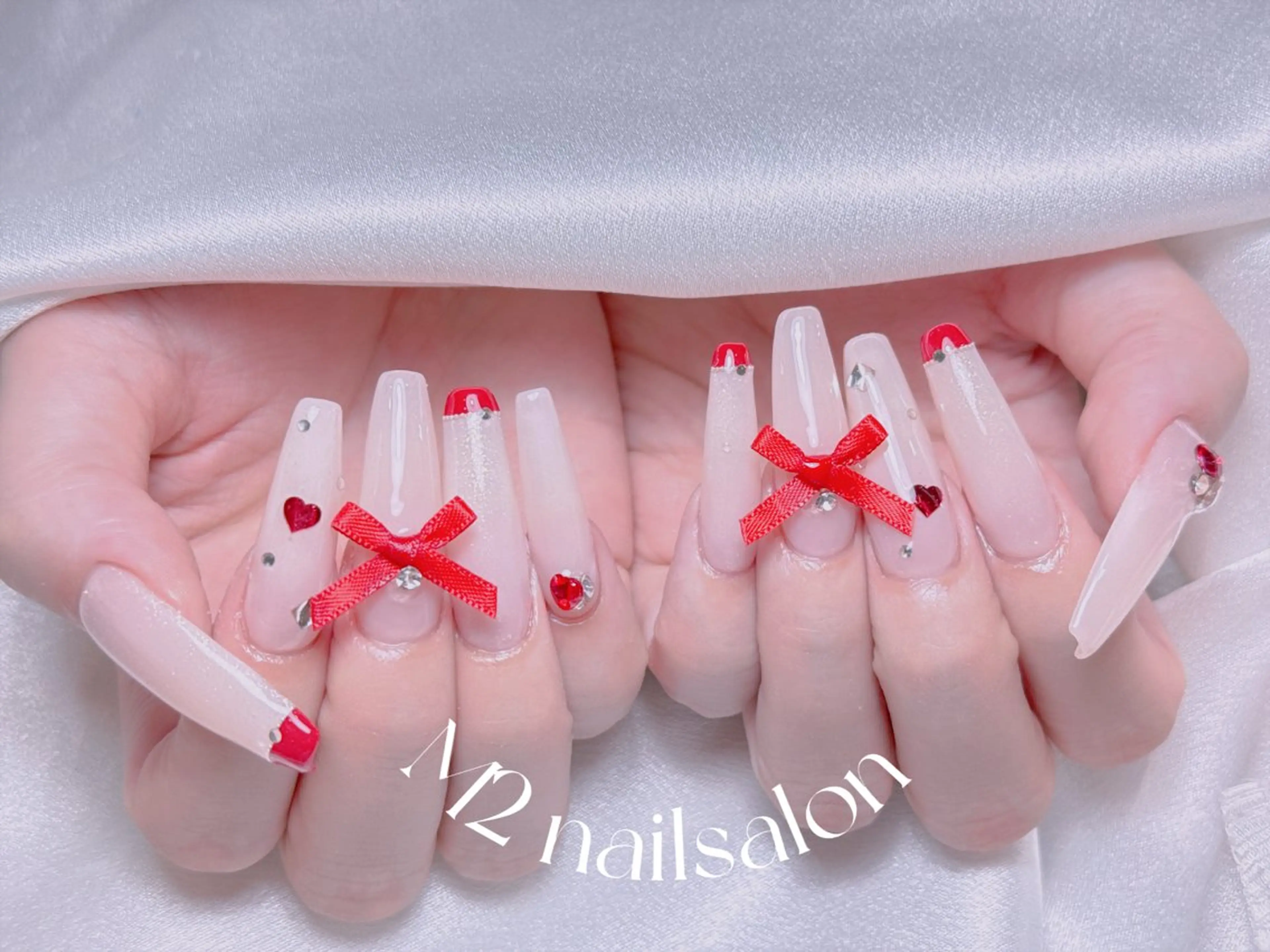 ネイル ハンドネイル 長さだし専門店 M2　rikaのネイルデザイン