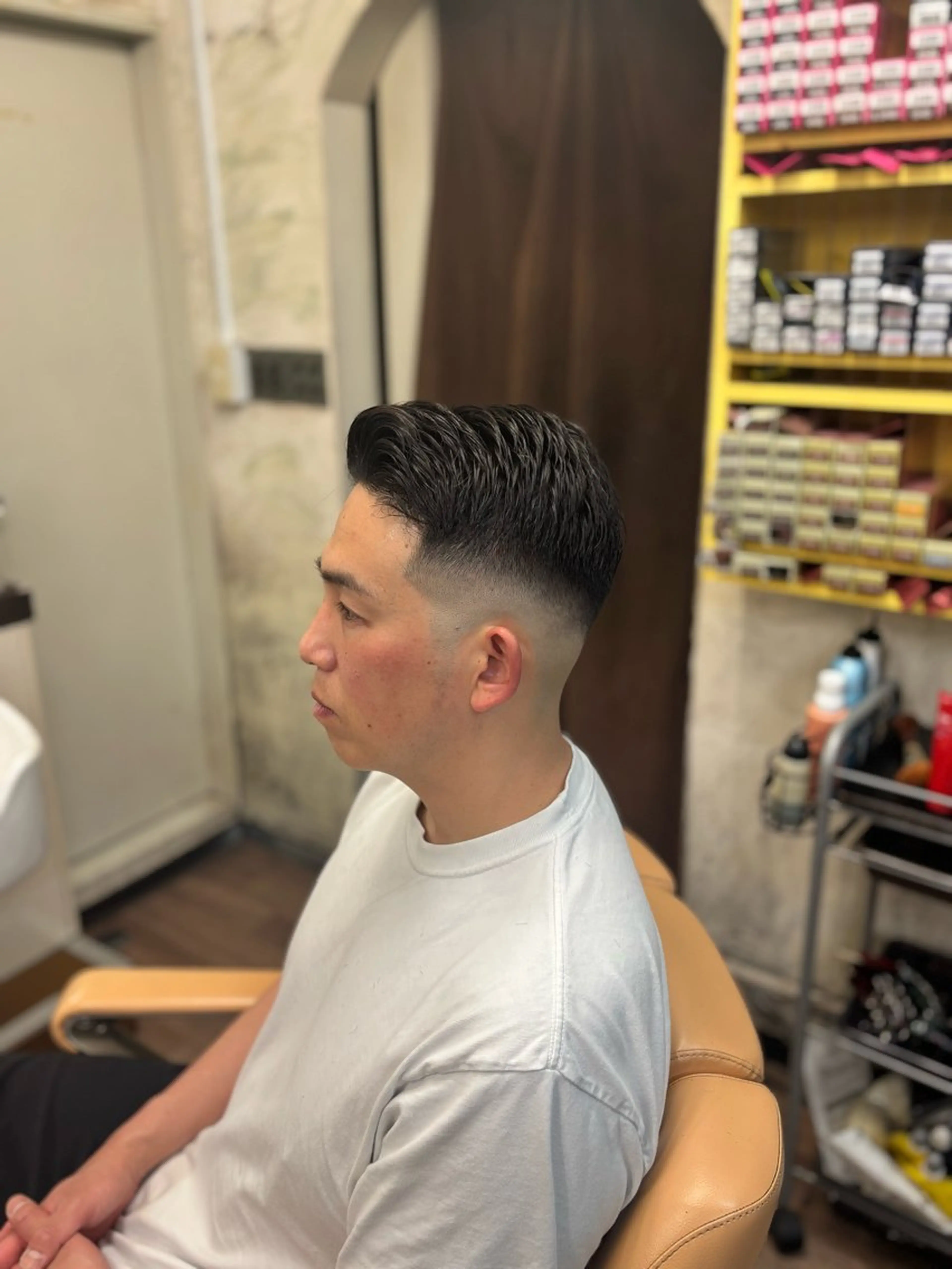 ショート メンズ フェードカット スキンフェード カット パーマ/フェード/新 宿/アイパー/上田のヘアスタイル