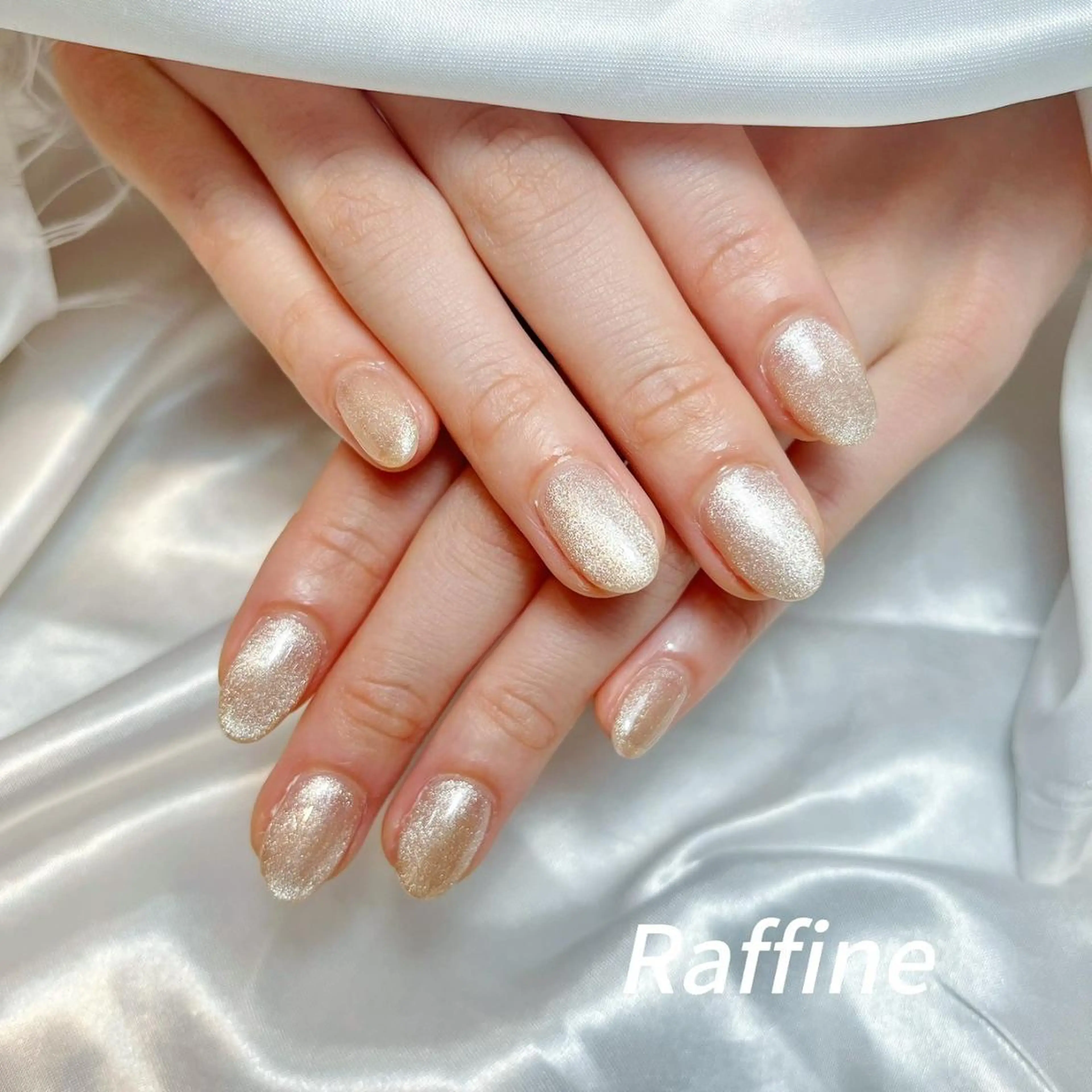 ネイル ハンドネイル RAFFINE haru🦋🩵のネイルデザイン