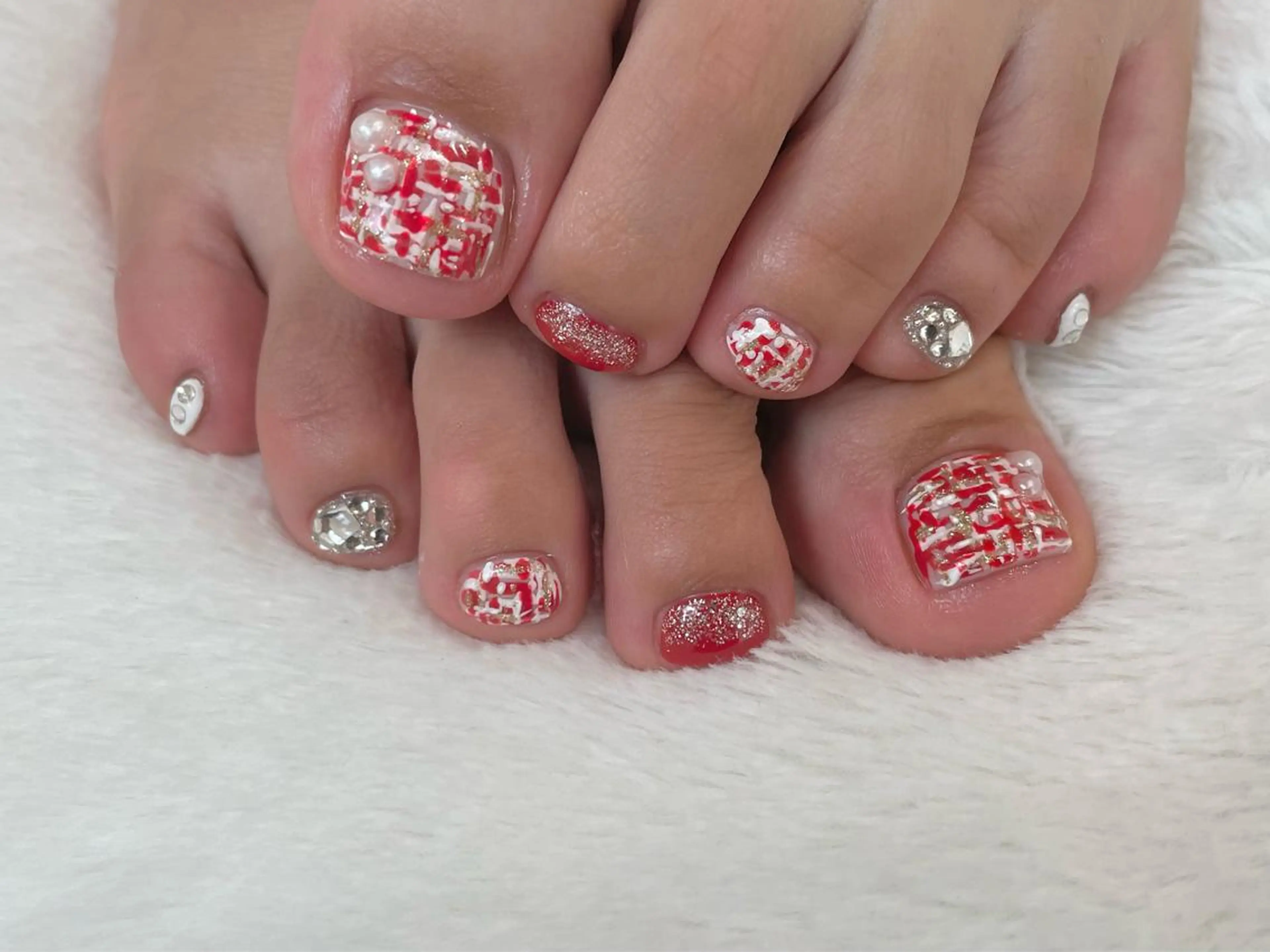 ネイル フットネイル riri-nail Rie Endoのネイルデザイン