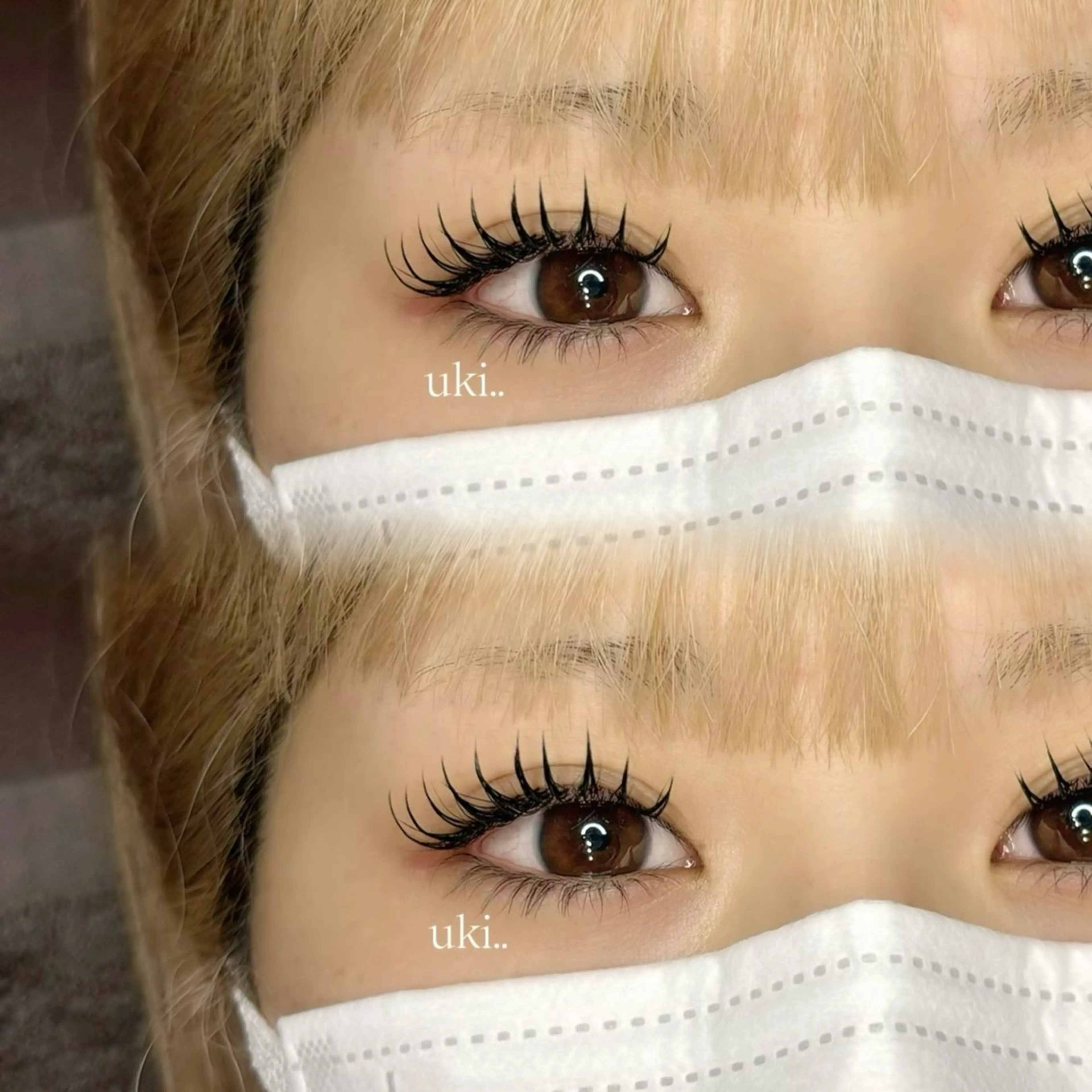 マツエク・マツパ マツエク no.i eyelash / eyebrow salon所属・˗ˏˋ𝐮𝐤𝐢. .🌩️ˎˊ˗のマツエク・マツパデザイン