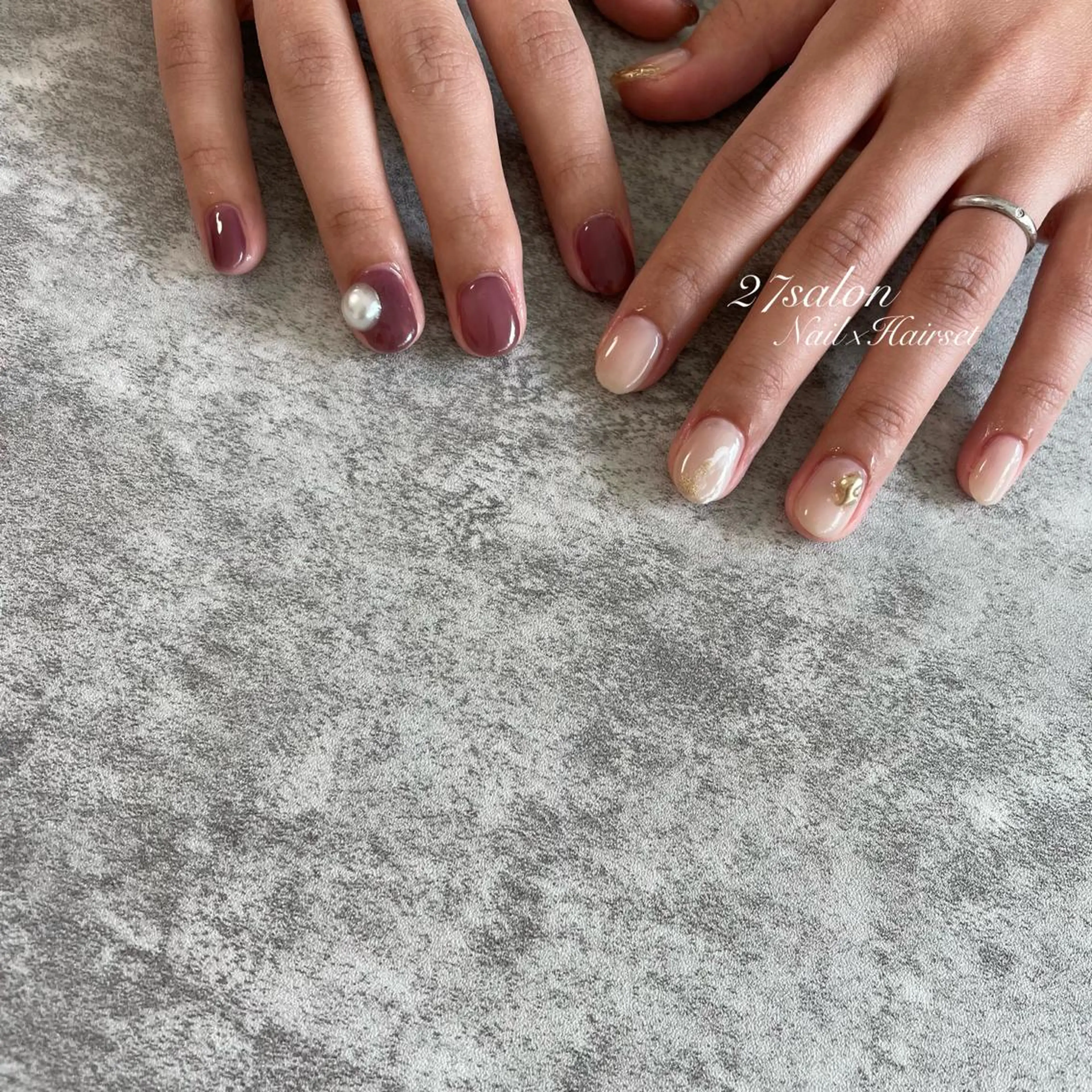 ネイル ニュアンスネイル 27salon yuinaのネイルデザイン