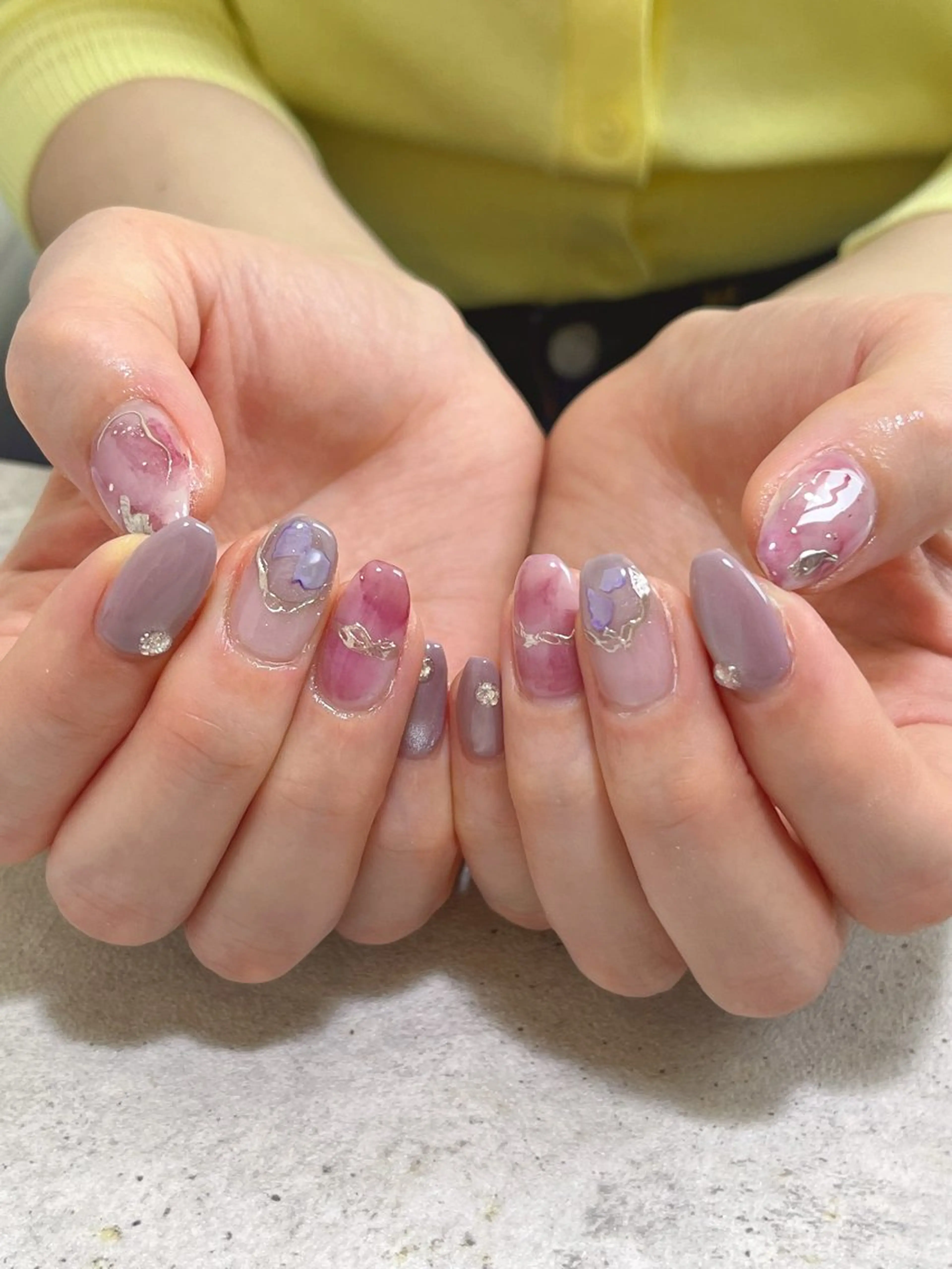 ネイル アートネイル ニュアンスネイル ハンドネイル r.nailBY α 大阪福島区/岸本🧸のネイルデザイン