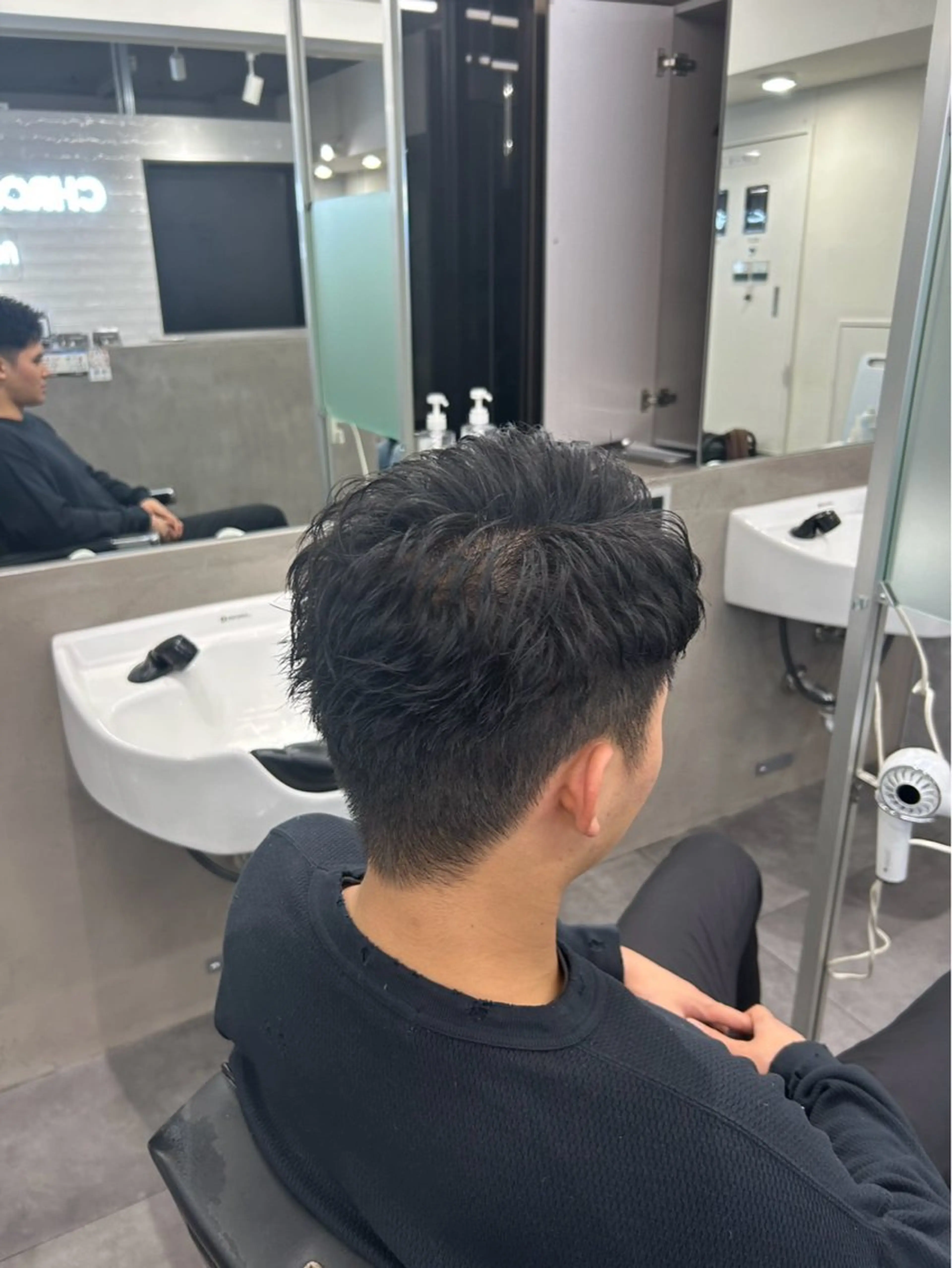 ショート パーマ メンズ カット 新宿No.1パーマ師 💈コウヨウ💈のヘアスタイル
