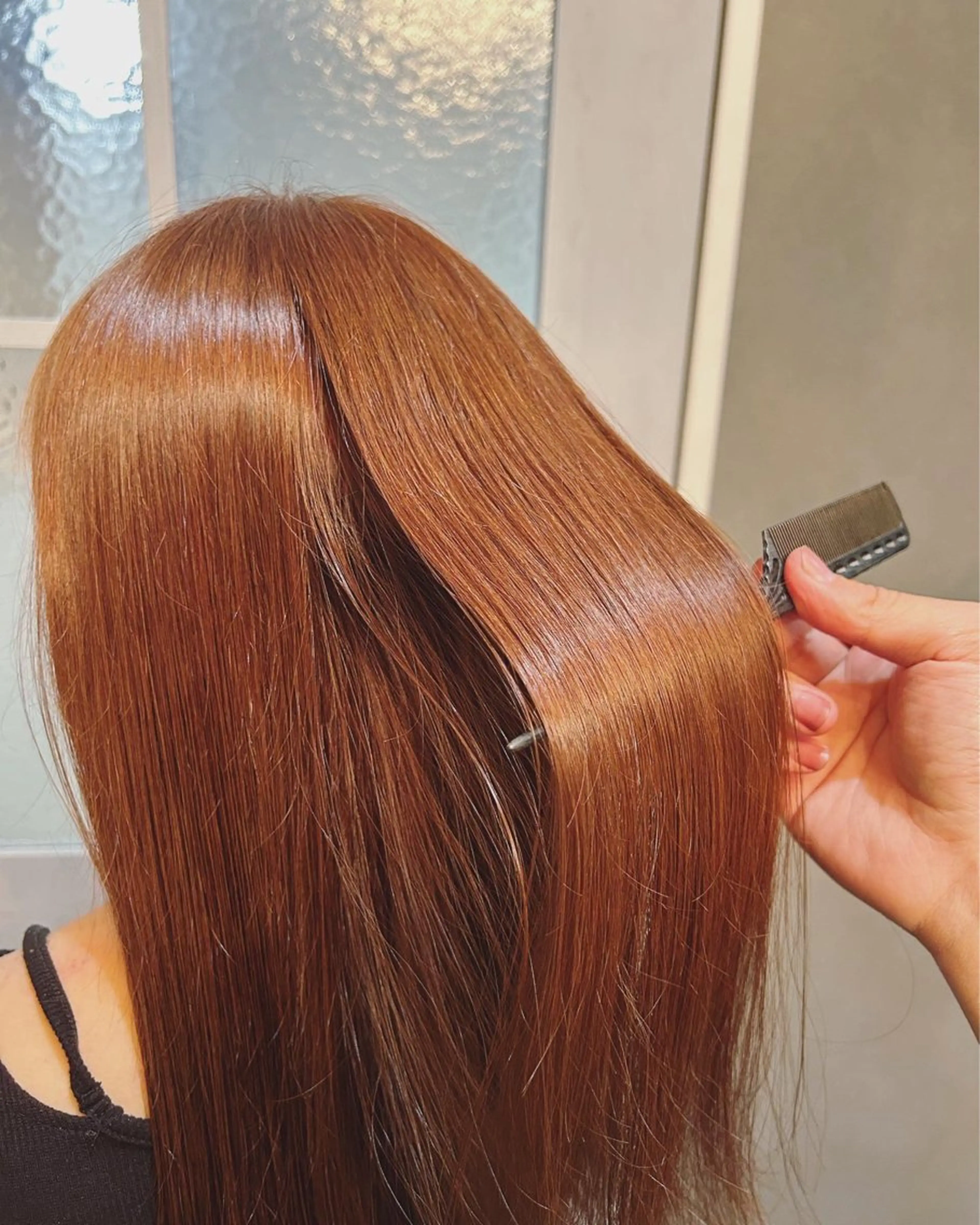 ミディアム カラー ブラウンカラー ピンクカラー ピンクブラウン 香西 智也のヘアスタイル