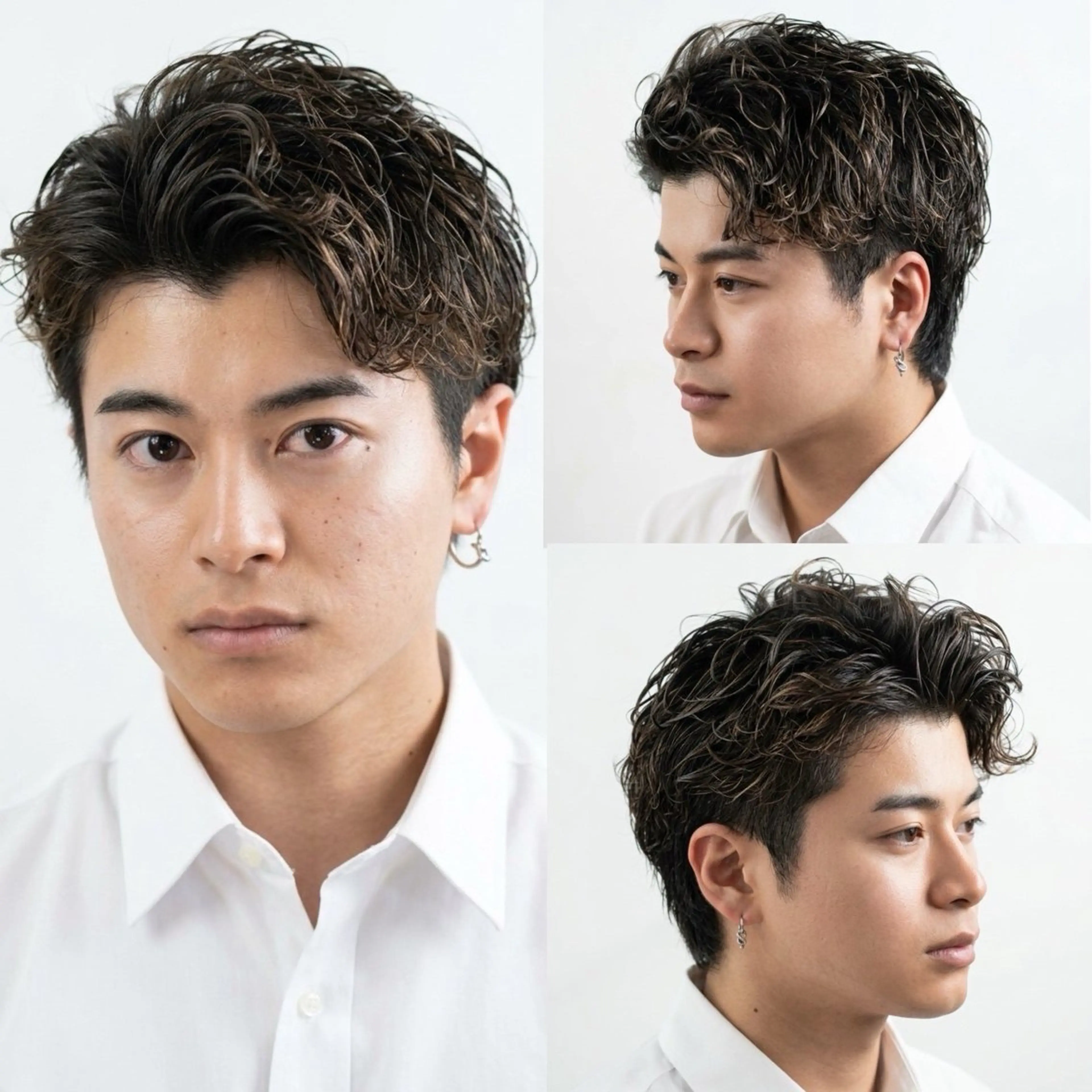 ミディアム 岡安 美咲のヘアスタイル