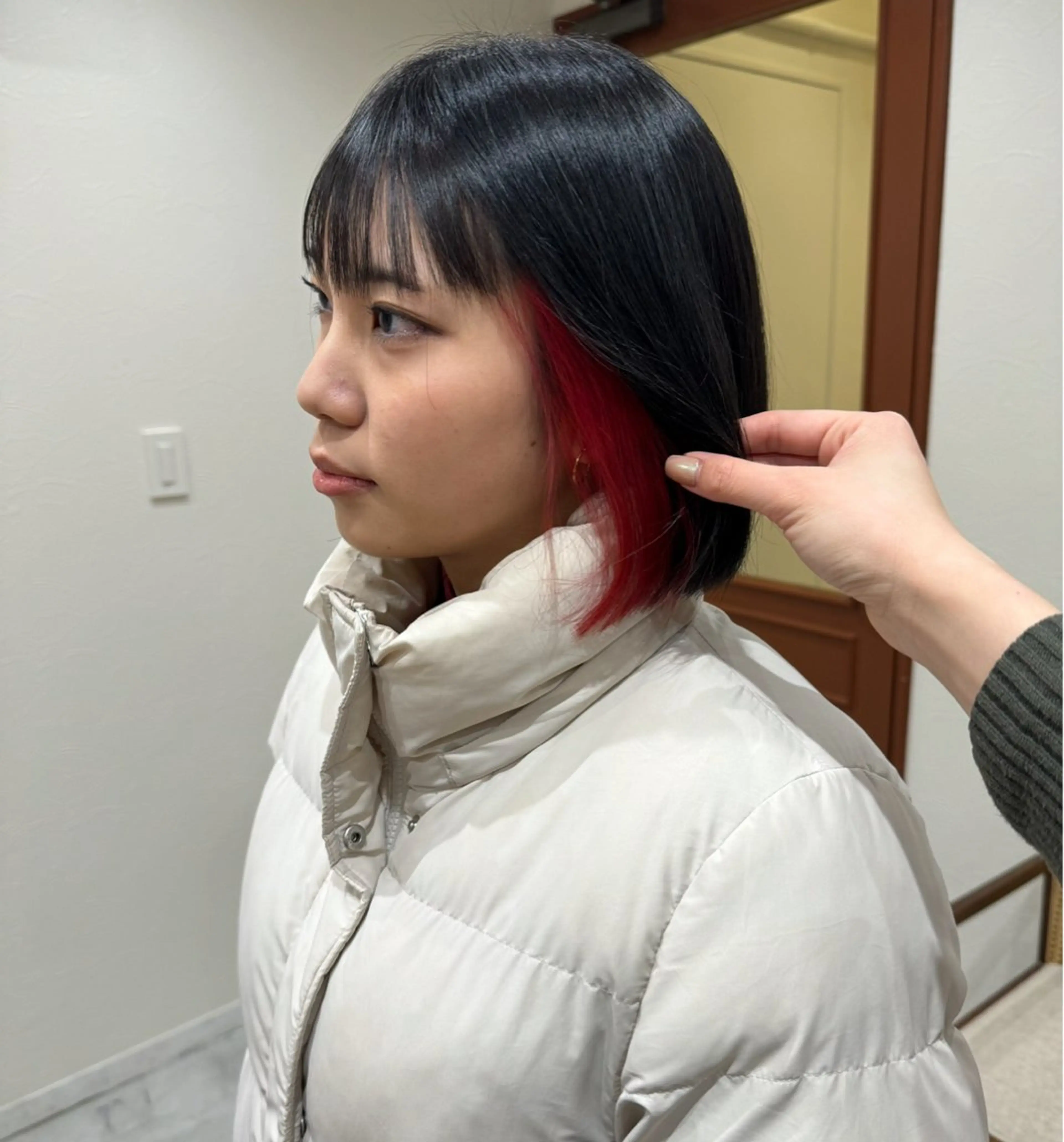 ショート カラー レッドカラー 透明感カラー ☆akoのヘアスタイル