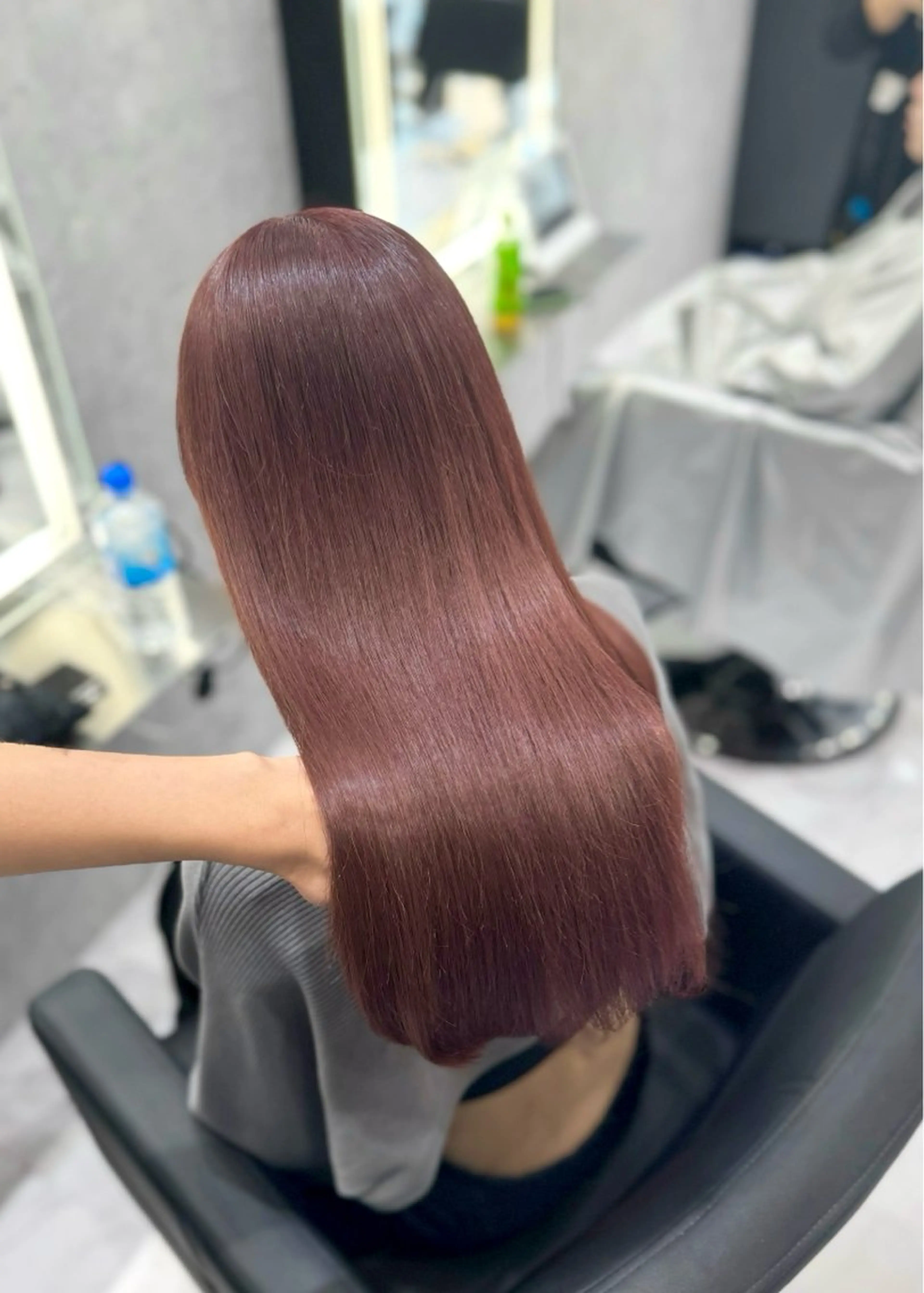 ロング カラー ブリーチ ブラウンカラー ピンクカラー ピンクブラウン 💖艶カラー💖 mikuのヘアスタイル