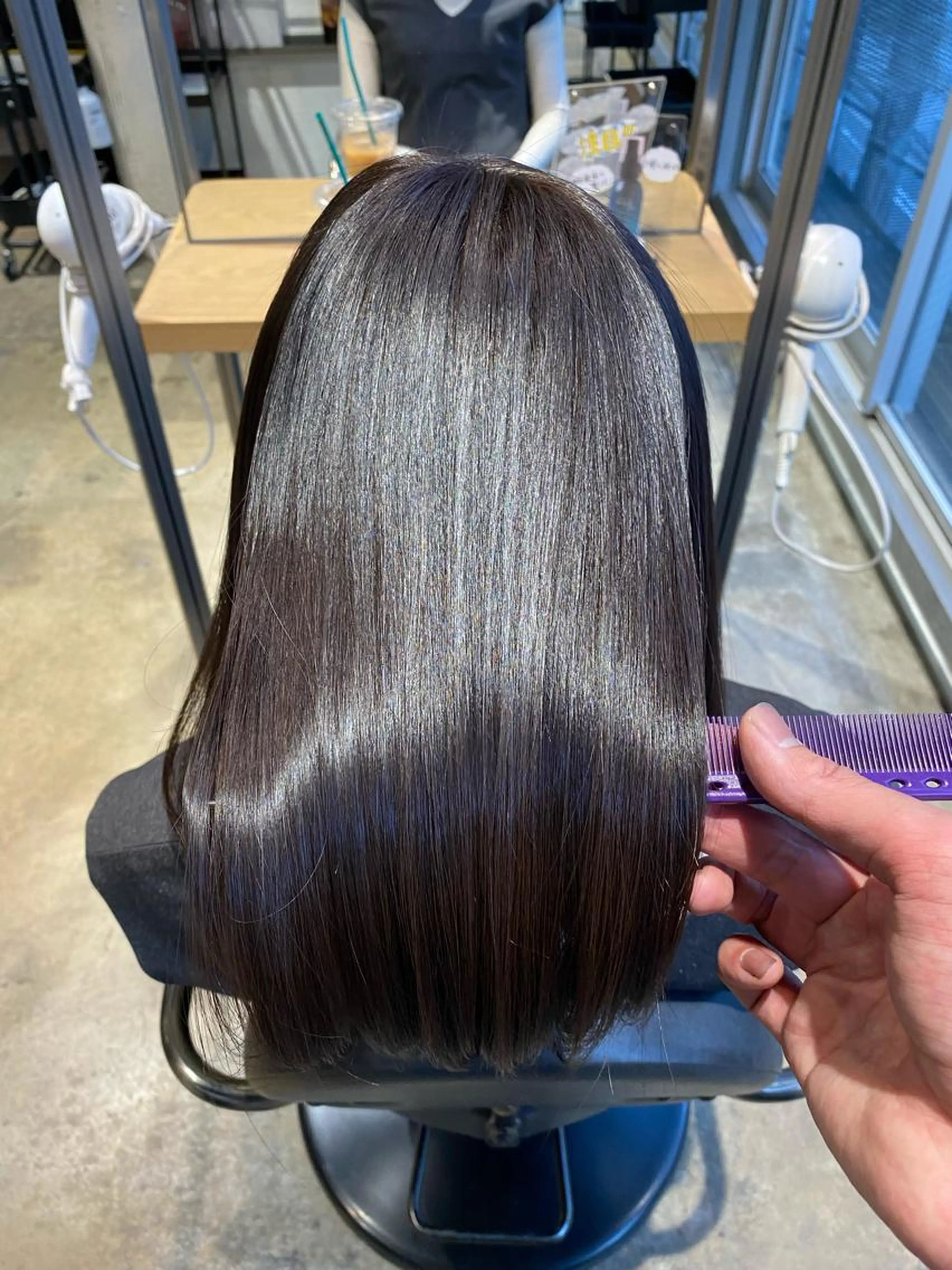 【世界初ケア】小顔カット+ホリスティック縮毛矯正+高濃度水素カラー+ミネコラTRの写真