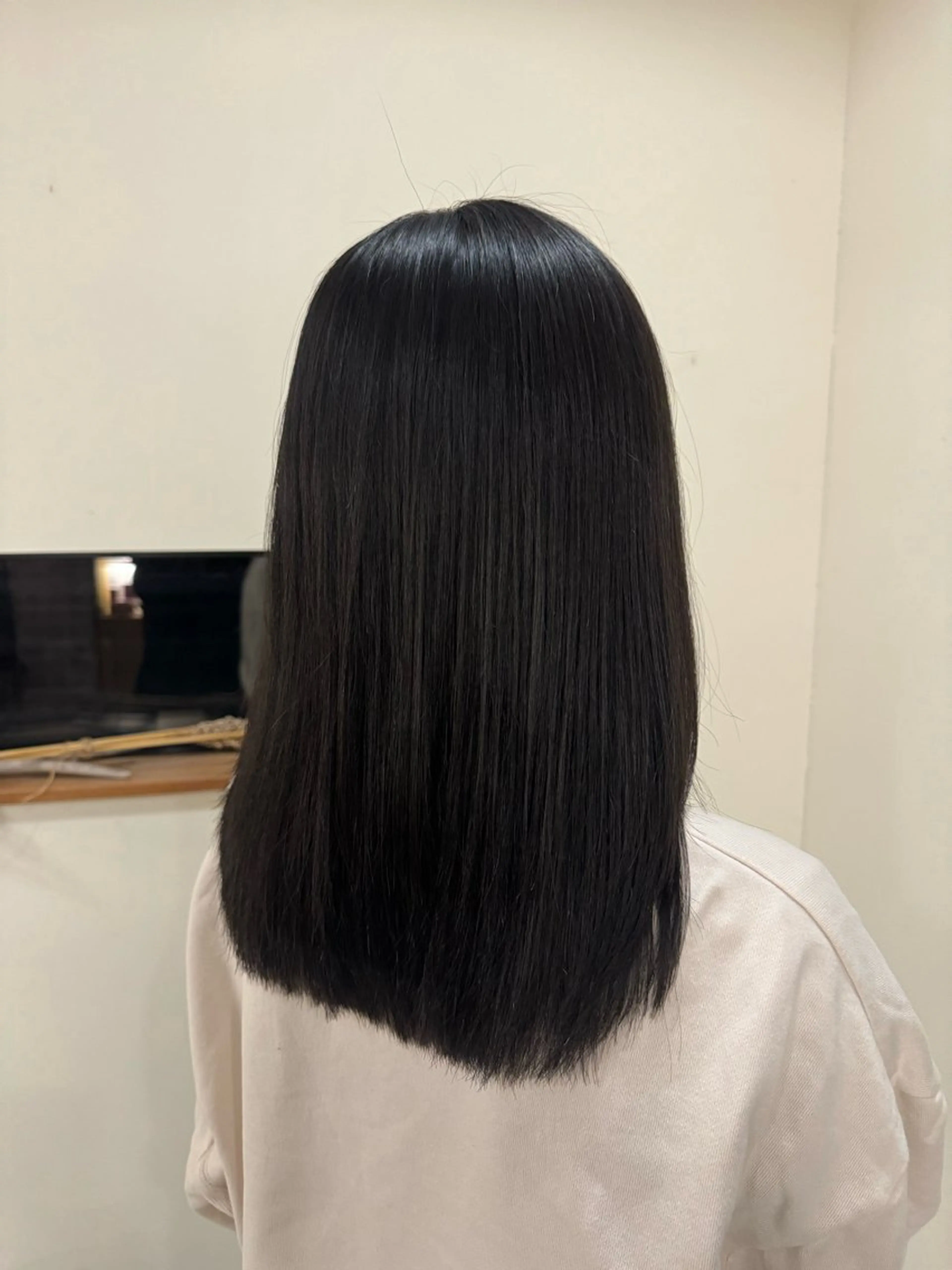 ミディアム 坂 瑞希のヘアスタイル