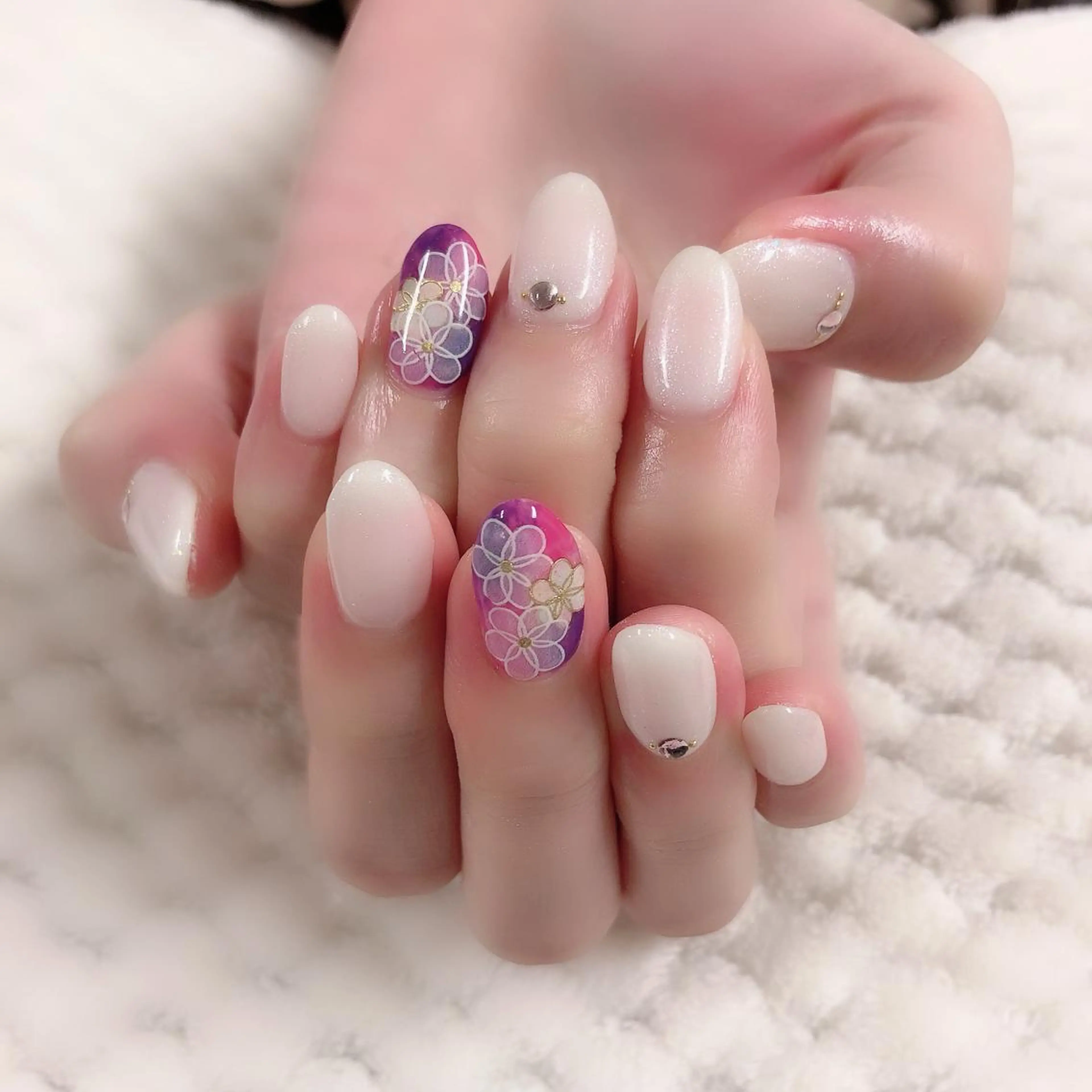 ネイル フラワーネイル ono megumiのネイルデザイン