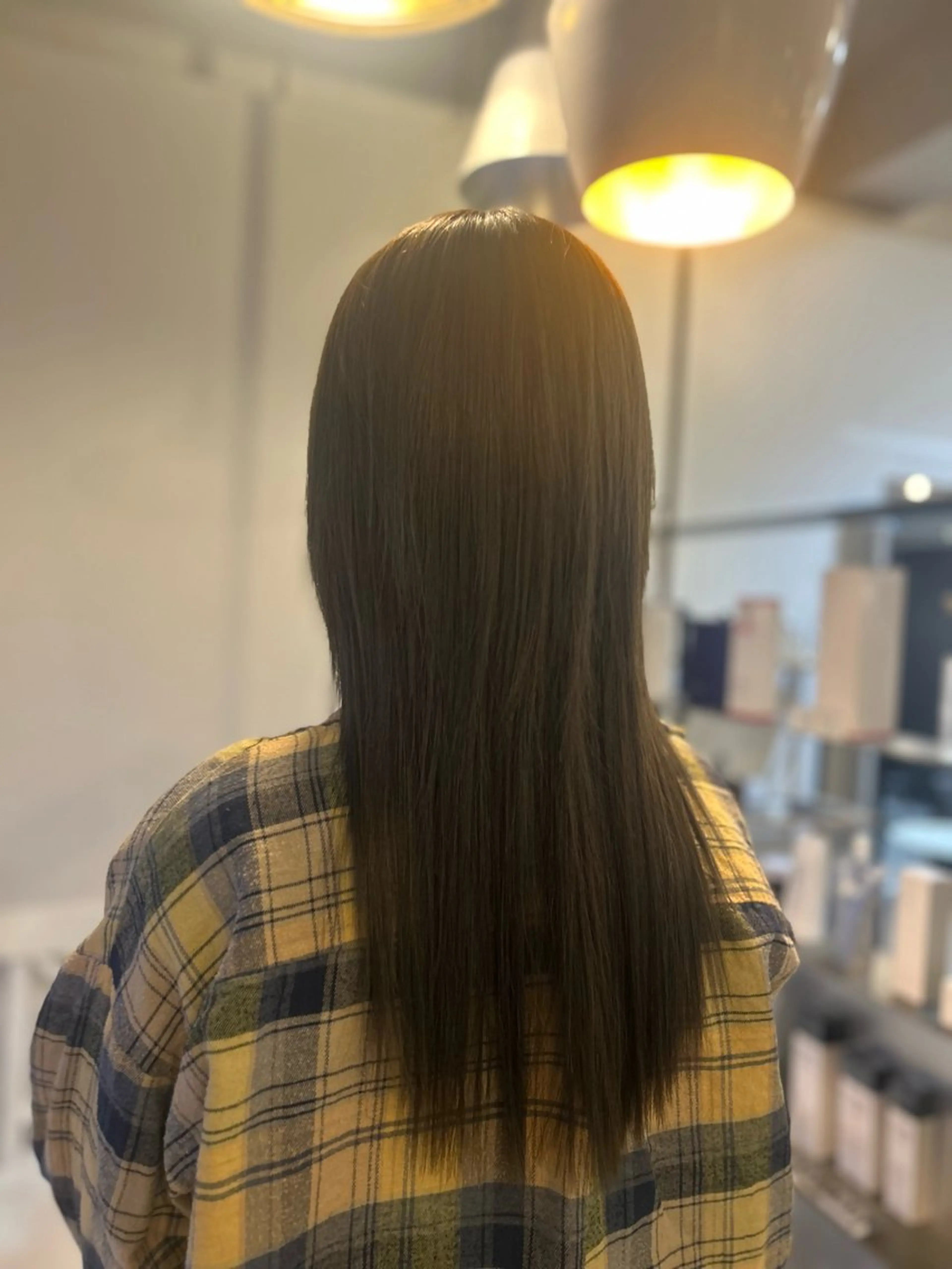 ロング アッシュ カット iroha /Cielのヘアスタイル