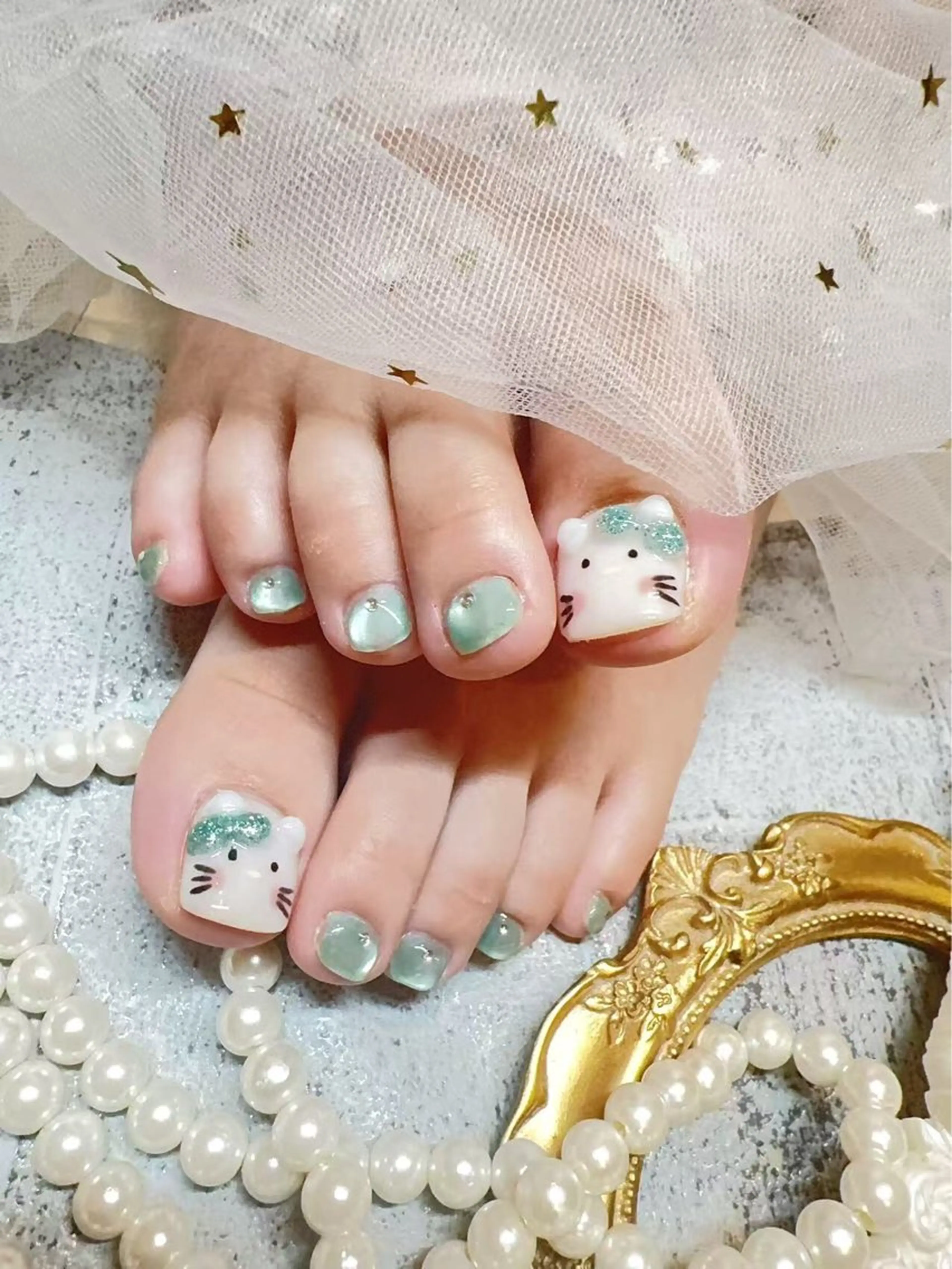 ネイル フットネイル 持ち込み ネイルサロン ベラッコのネイルデザイン