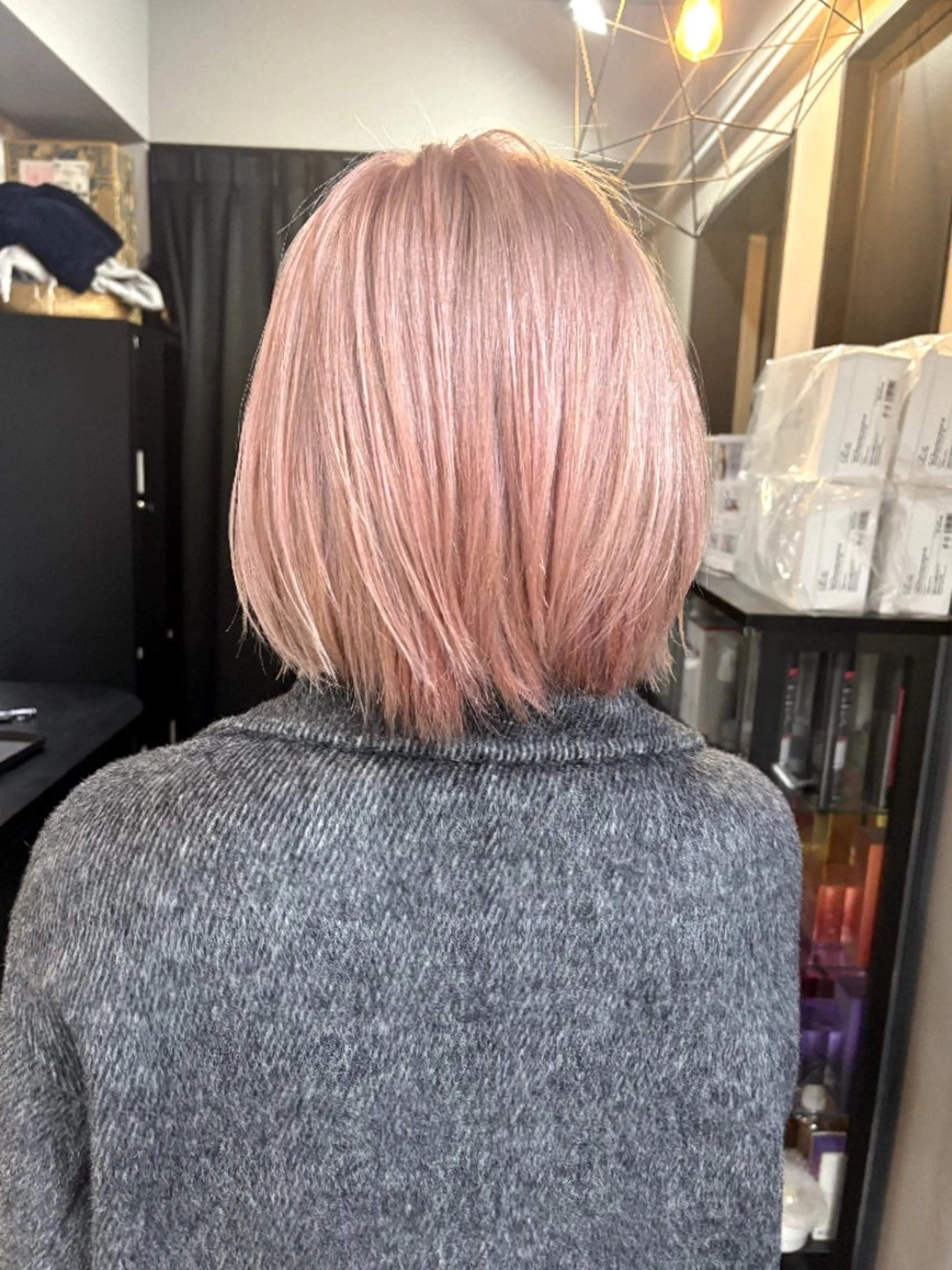 ショート ブリーチ/エクステ /レイヤー/谷口のヘアスタイル