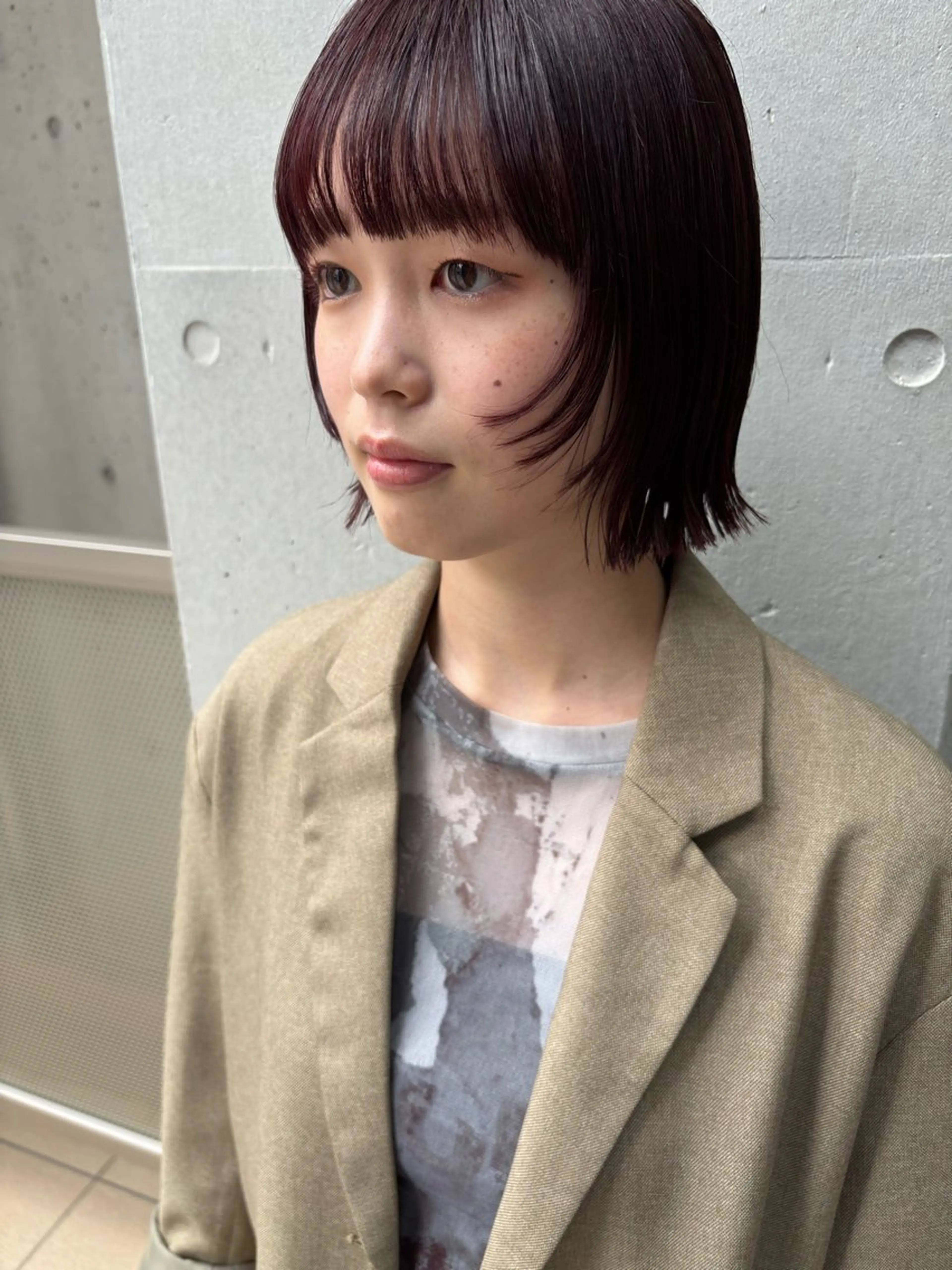 ショート カラー カット ヘアカラー トリートメント しみず さくら🌸のヘアスタイル