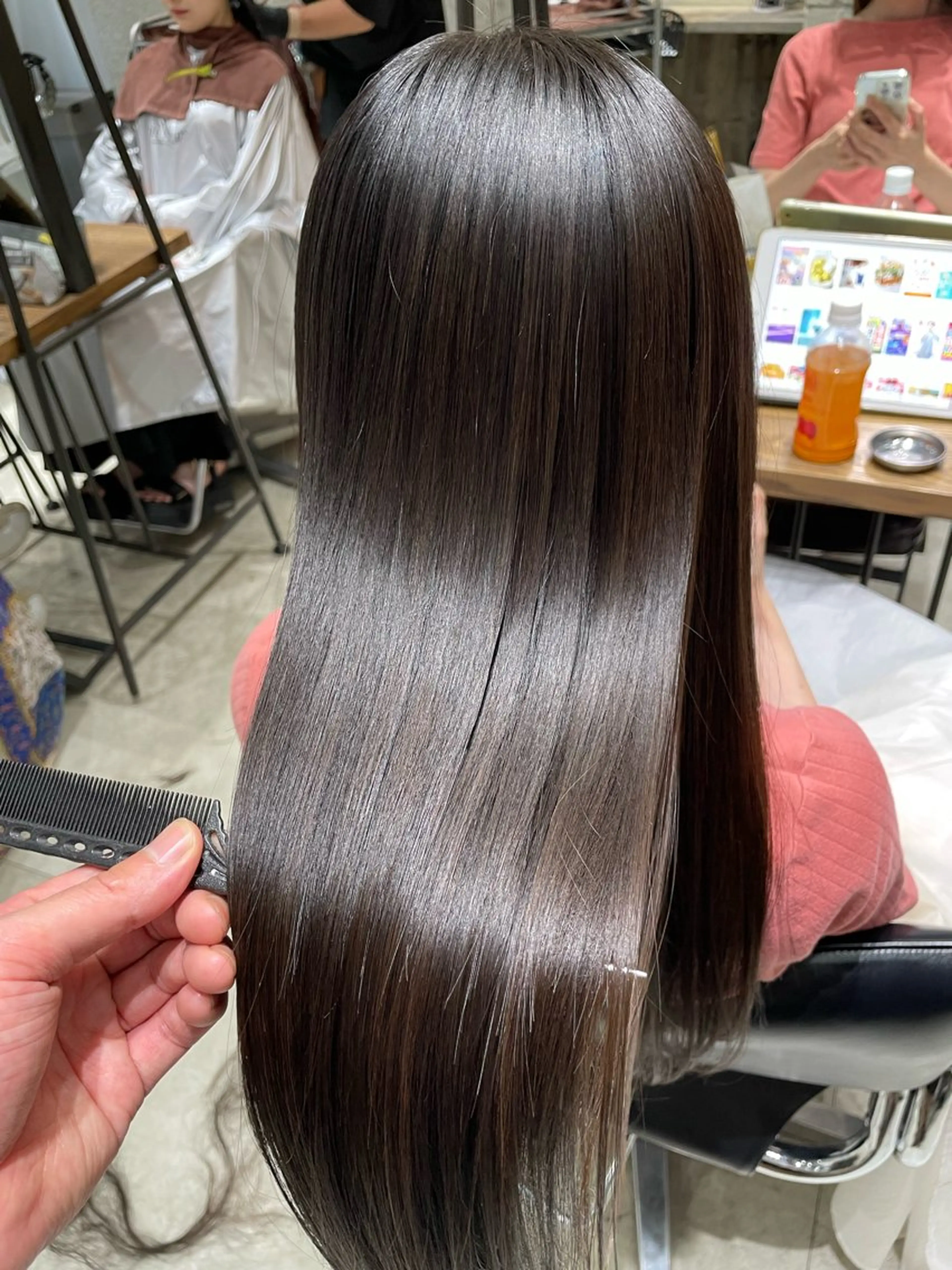 【ブリーチ毛相談OK】ケア縮毛矯正+5STEPトリートメントの写真