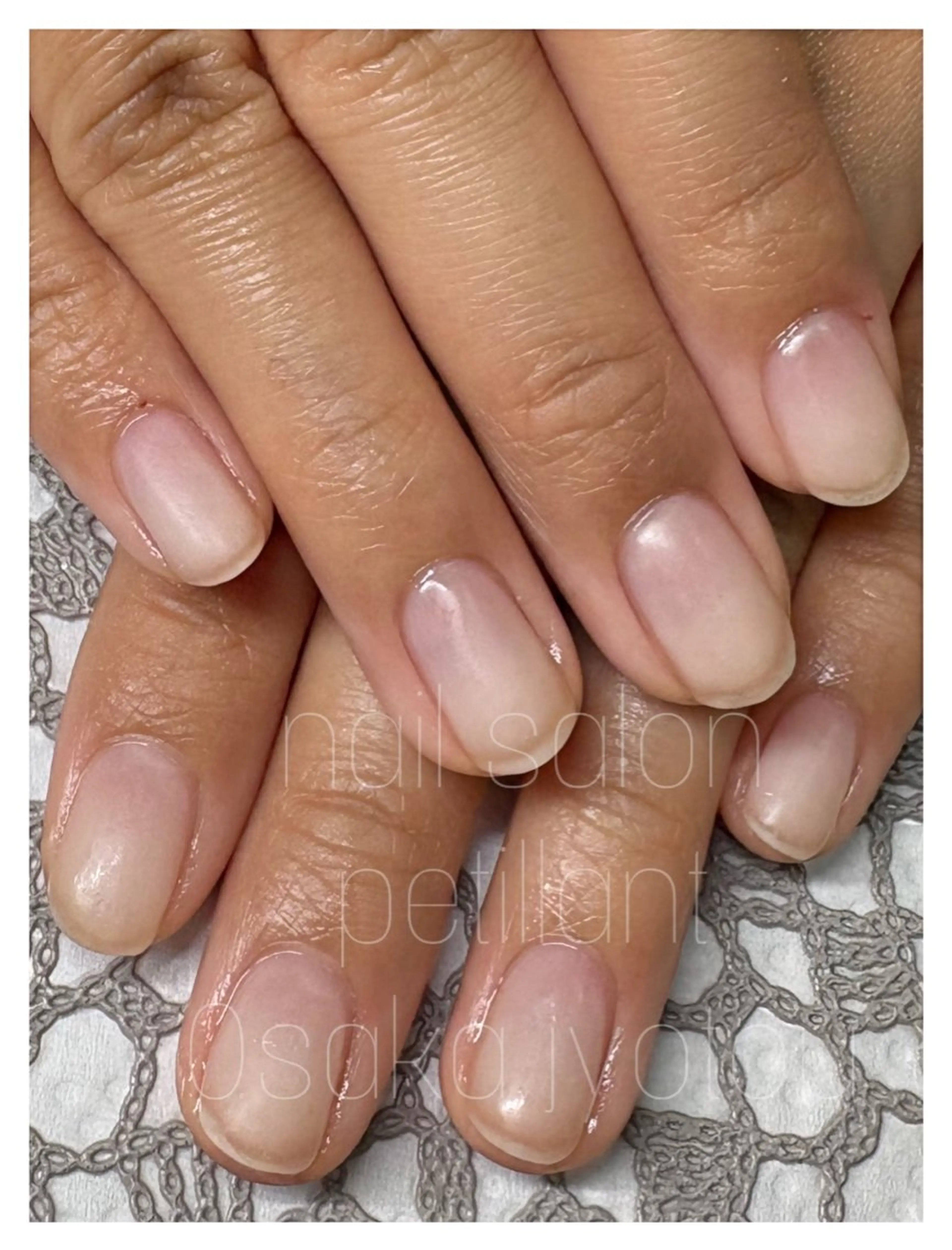 ネイル クリアネイル マットネイル nail salon petillantのネイルデザイン