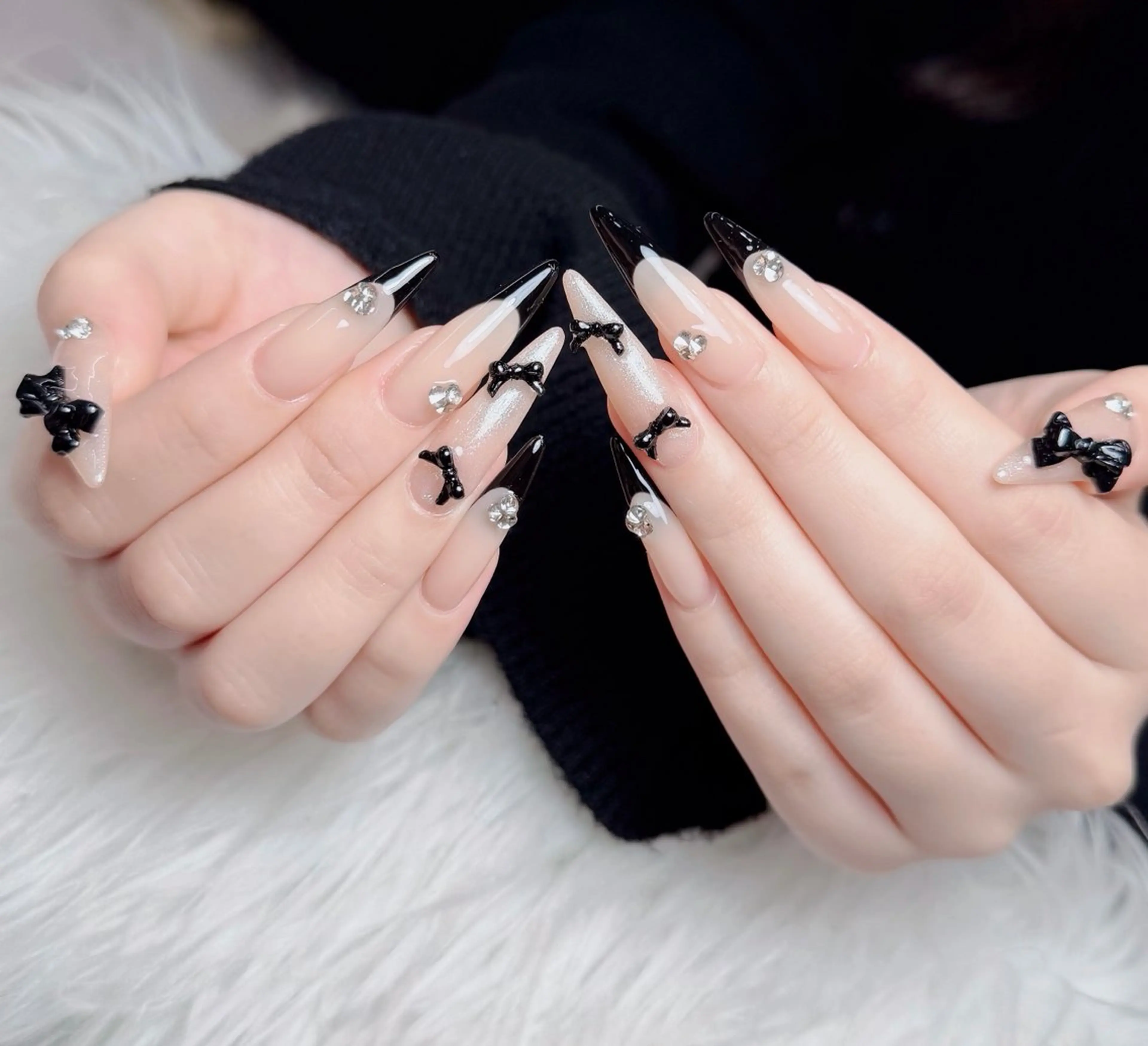 ネイル アートネイル フレンチネイル ジェルネイル 韓国ネイル マグネットネイル ハンドネイル Lenie Nail Okuboのネイルデザイン