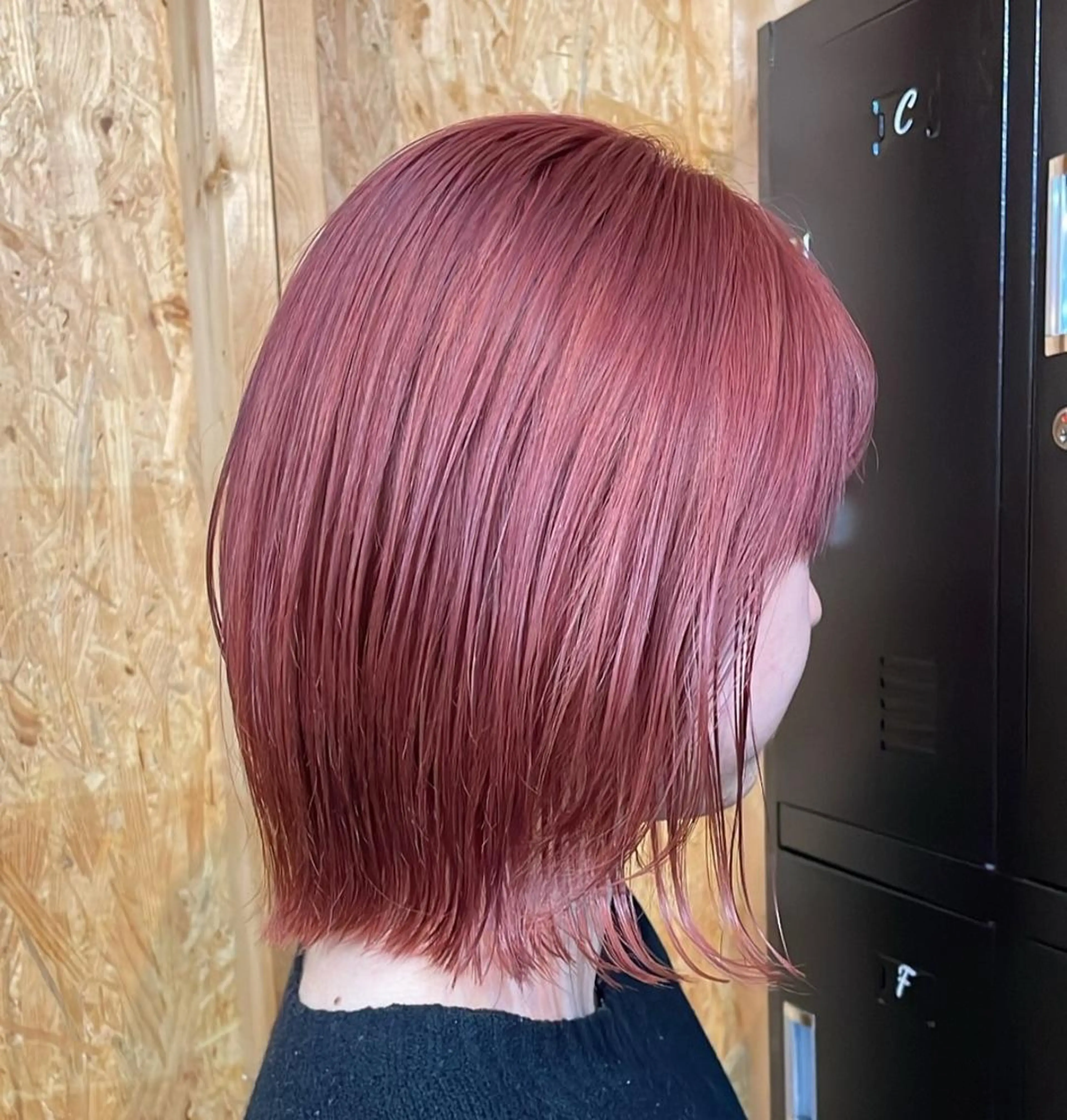 ショート ヘアカラー トリートメント まろみ暖色×ボブ ×chia🕯のヘアスタイル