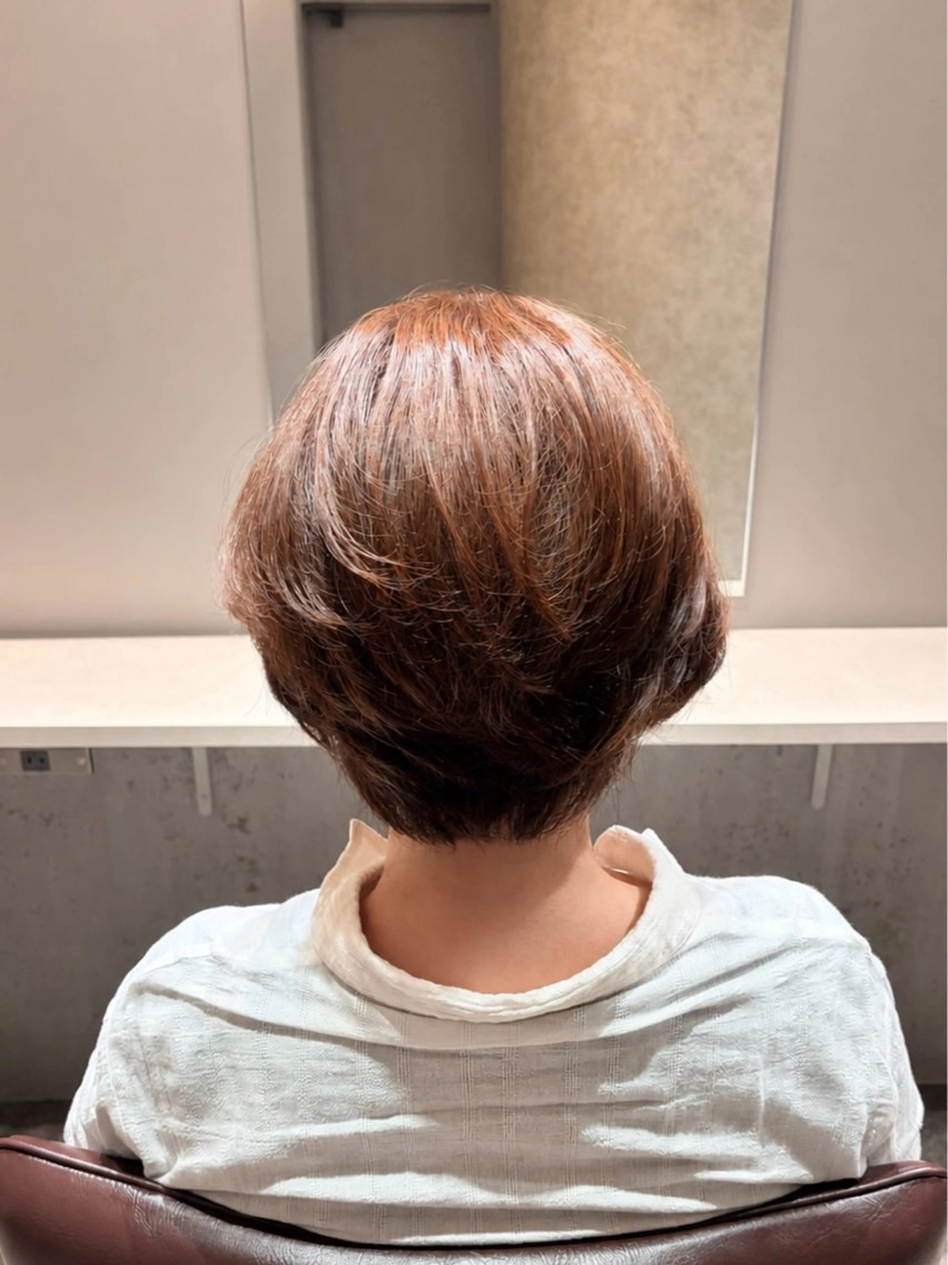 カラー ブリーチ ブラウンカラー 透明感カラー ヘアカラー 楠原 彩加のヘアスタイル