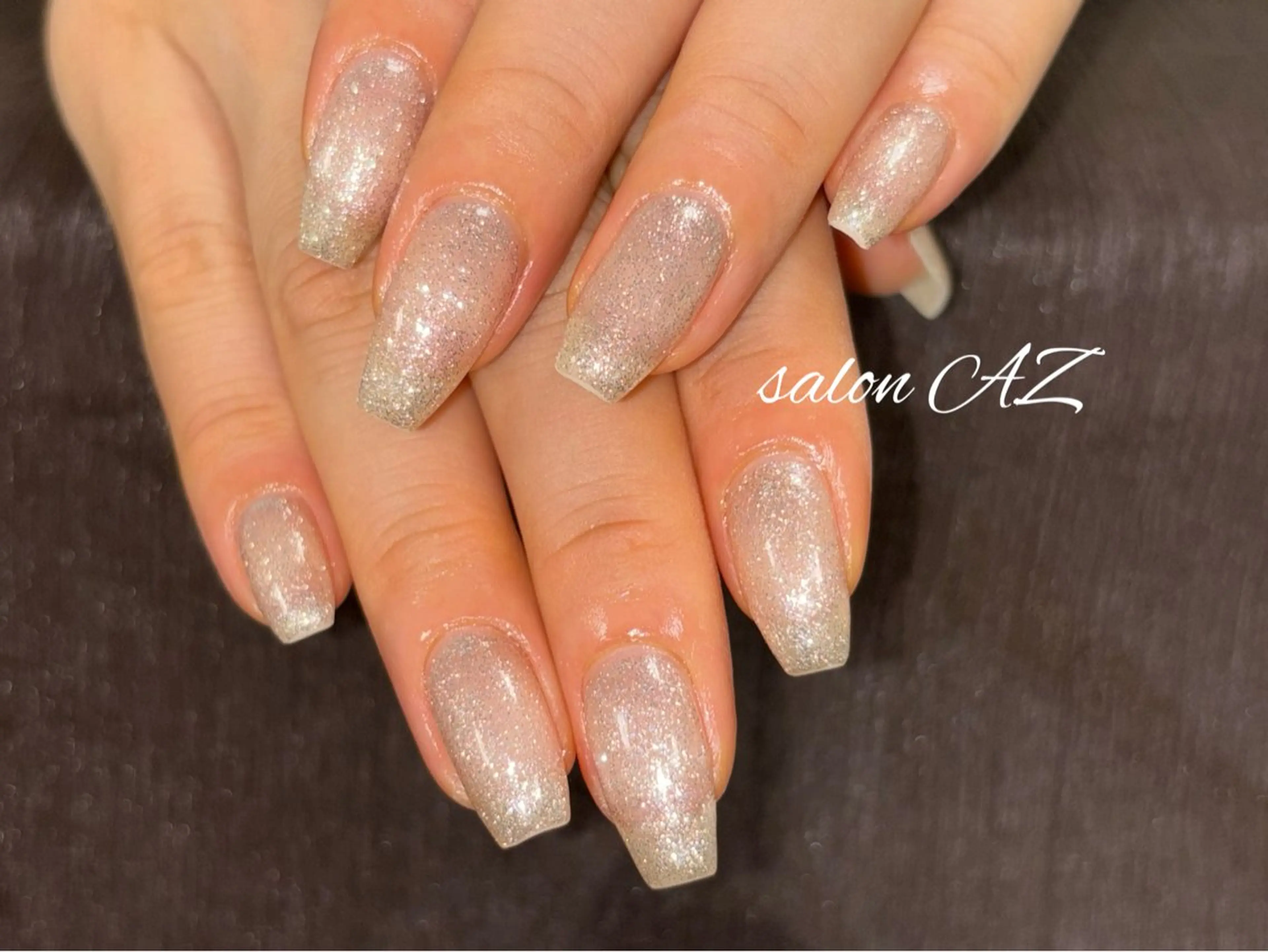 ネイル アートネイル 長さ出し フットネイル フレンチネイル ジェルネイル ハンドネイル salon AZのネイルデザイン