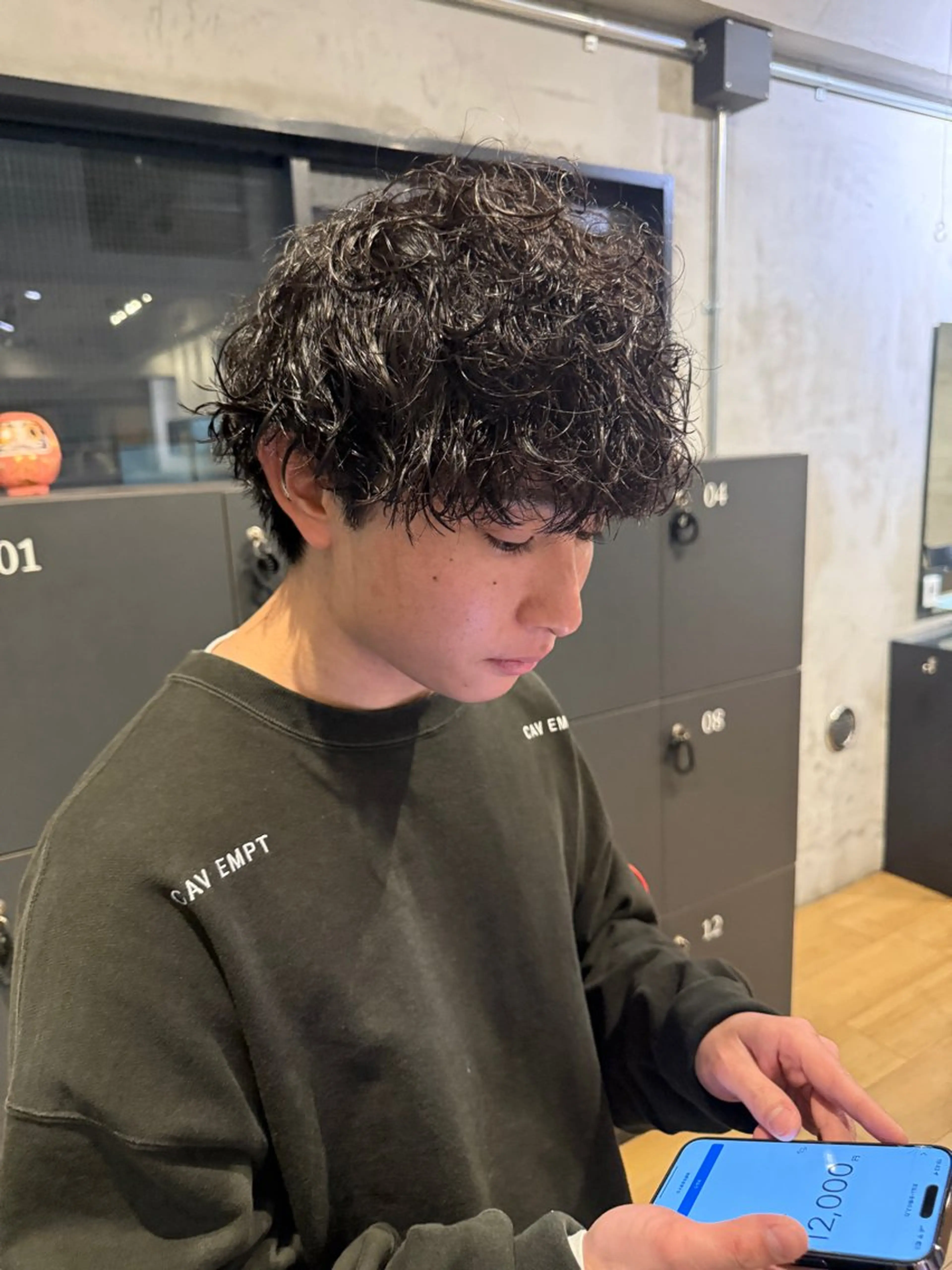 パーマ メンズ メンズパーマ &グループ代表取締役 KOHEIのヘアスタイル