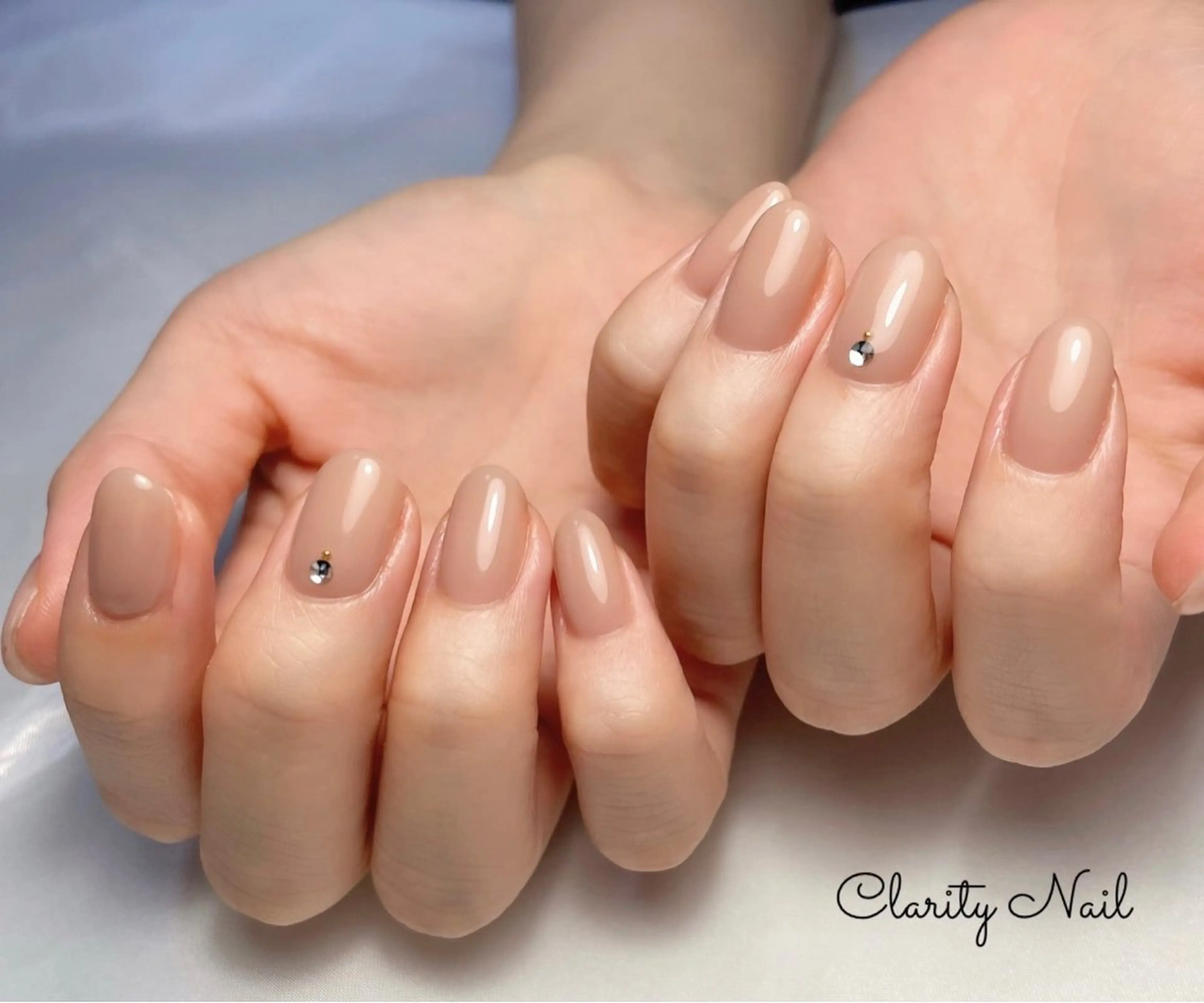 ネイル ワンカラーネイル ハンドネイル Clarity Nailのネイルデザイン