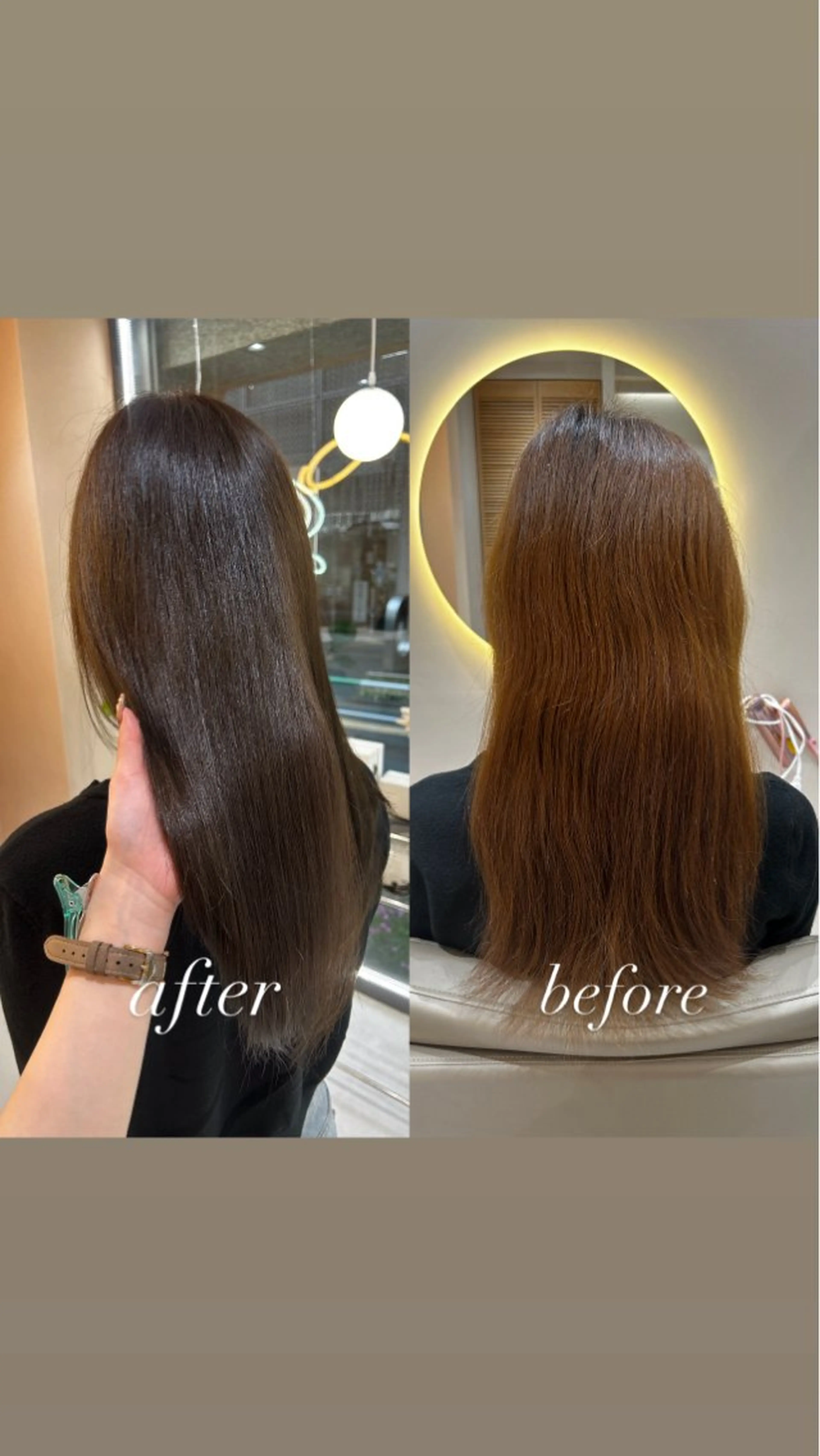 ロング カラー ヘアカラー トリートメント 🫧赤み消し＊艶髪 nanami🫧のヘアスタイル