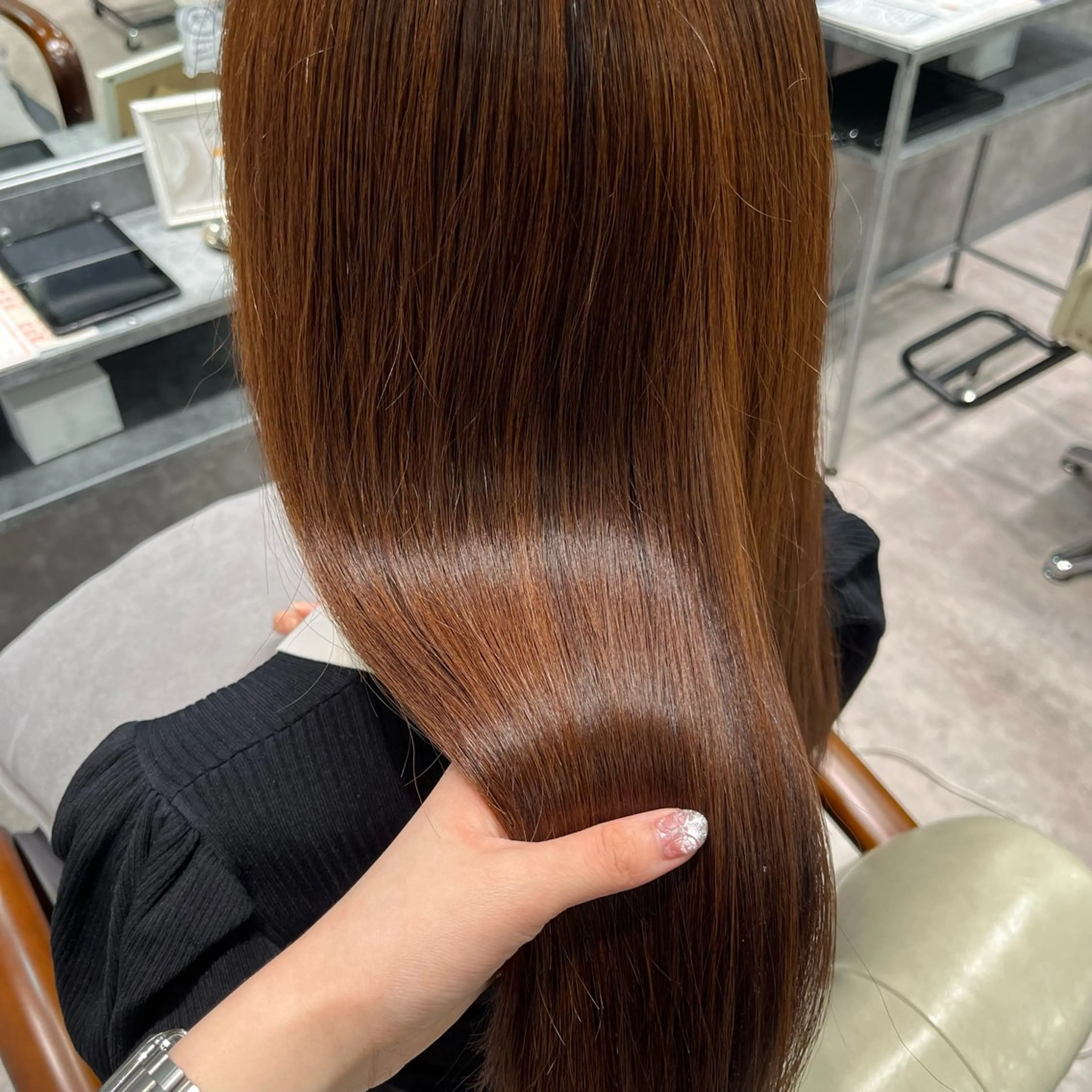 ロング カラー 勝 瑞貴のヘアスタイル