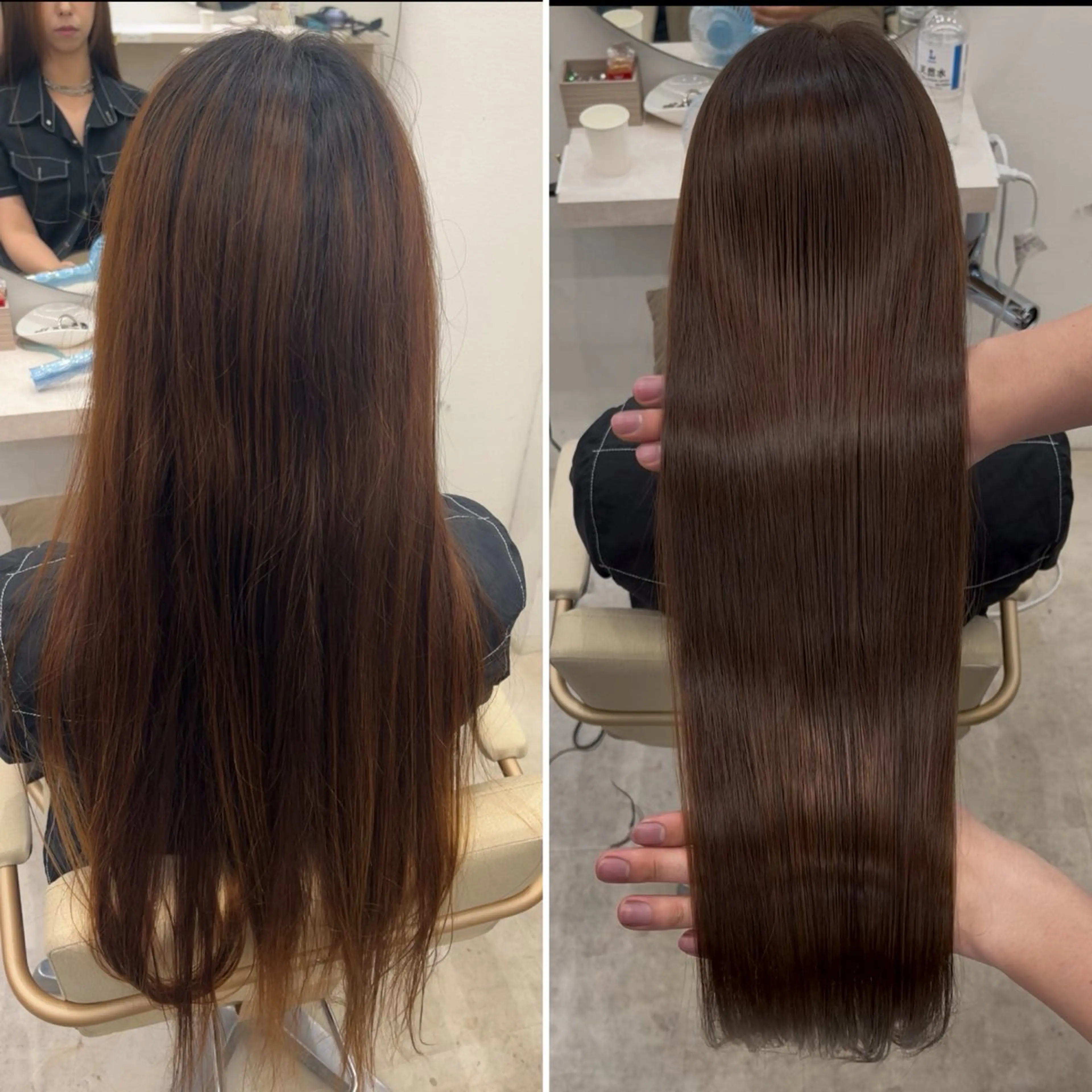 ロング 髪質改善/縮毛矯正 梅田茶屋町/西尾祐作のヘアスタイル