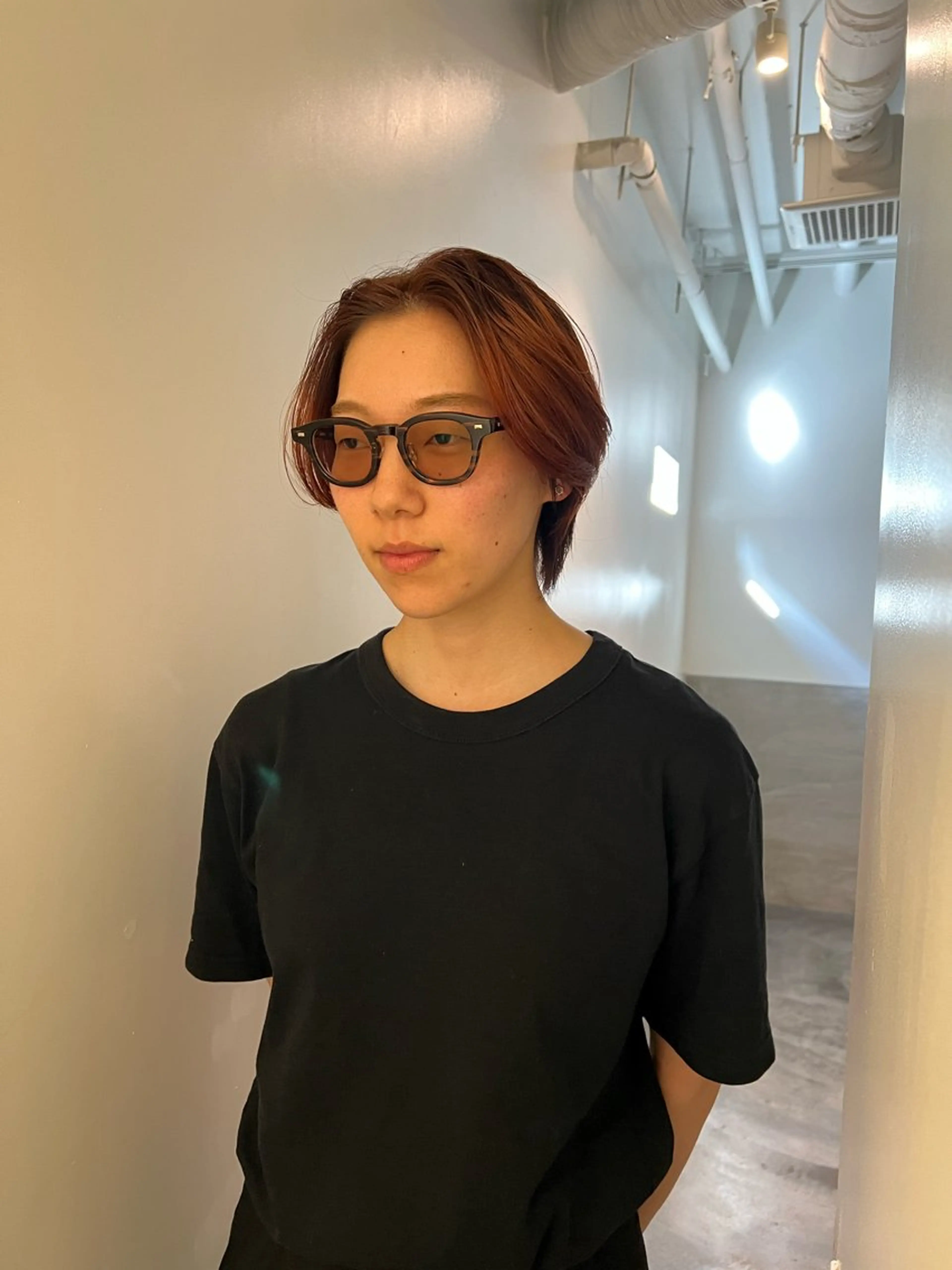 ショート カット ヘアカラー 鈴木 三保のヘアスタイル