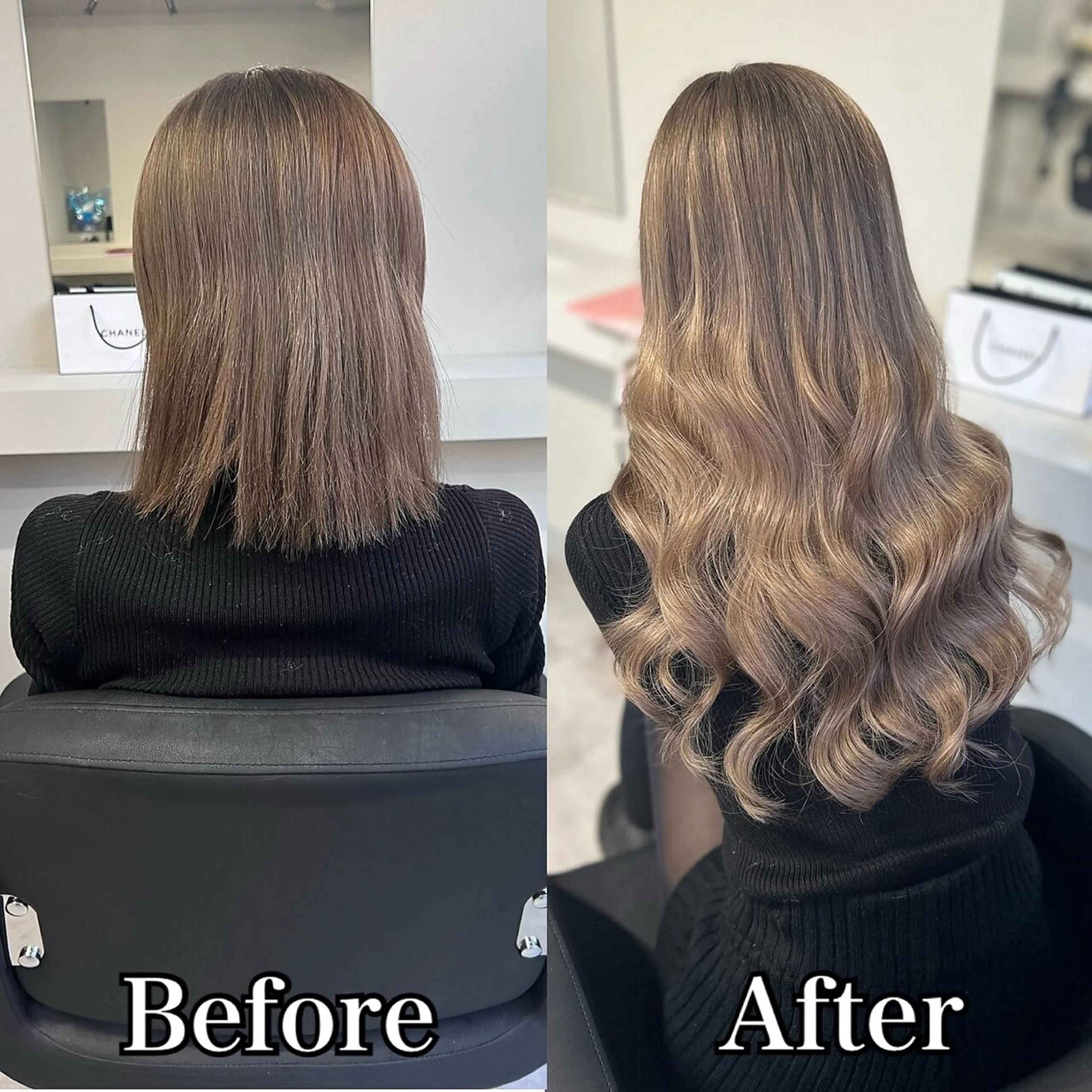 ミディアム エクステ エクステ&カラーサロン Fav 心斎橋アメ村店所属・エクステ&カラー Fav心斎橋店のヘアスタイル