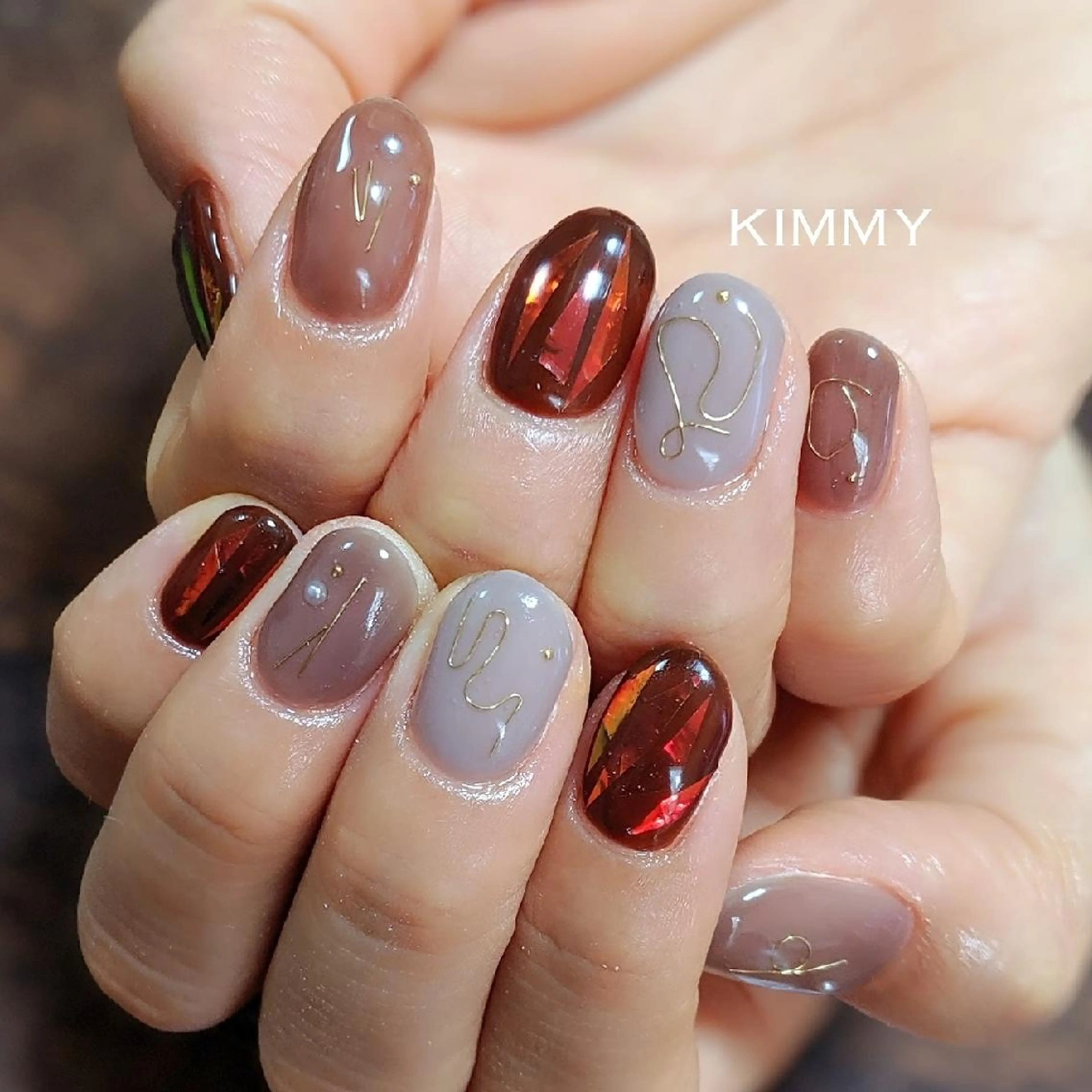 ネイル ハンドネイル kimmy nailsのネイルデザイン