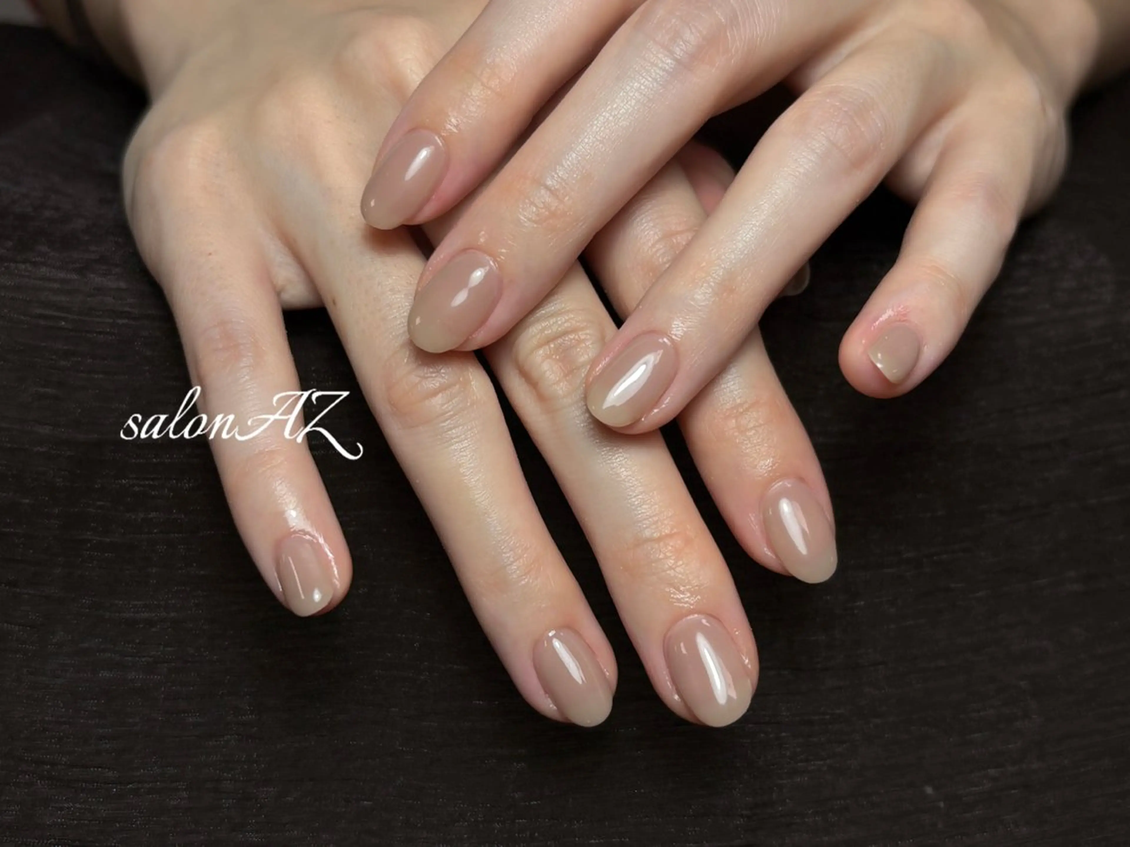 ネイル アートネイル 長さ出し フットネイル フレンチネイル ジェルネイル salon AZのネイルデザイン