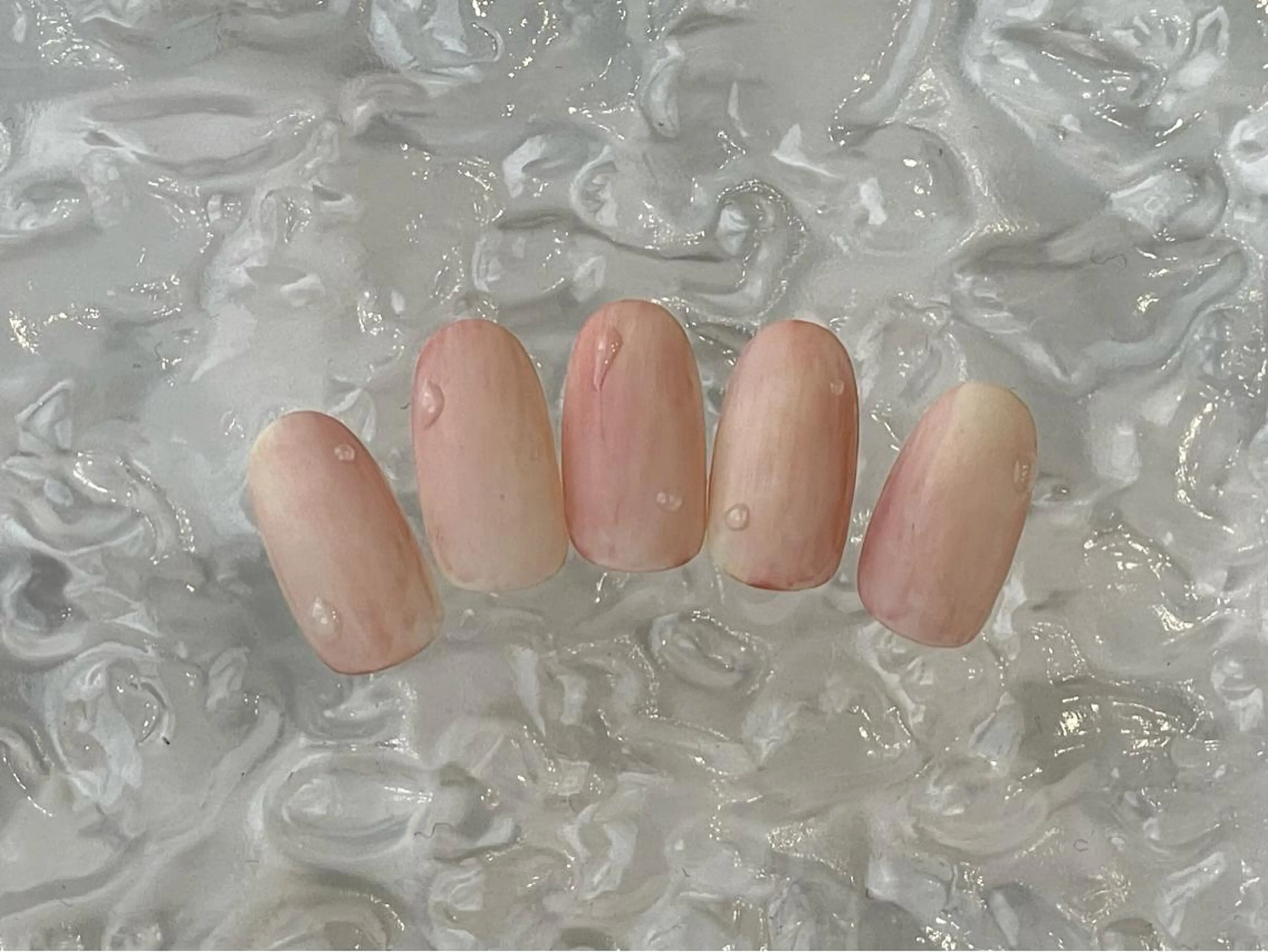 ネイル アートネイル ジェルネイル ニュアンスネイル オフィスネイル シンプルネイル ハンドネイル kinjo yuaのネイルデザイン