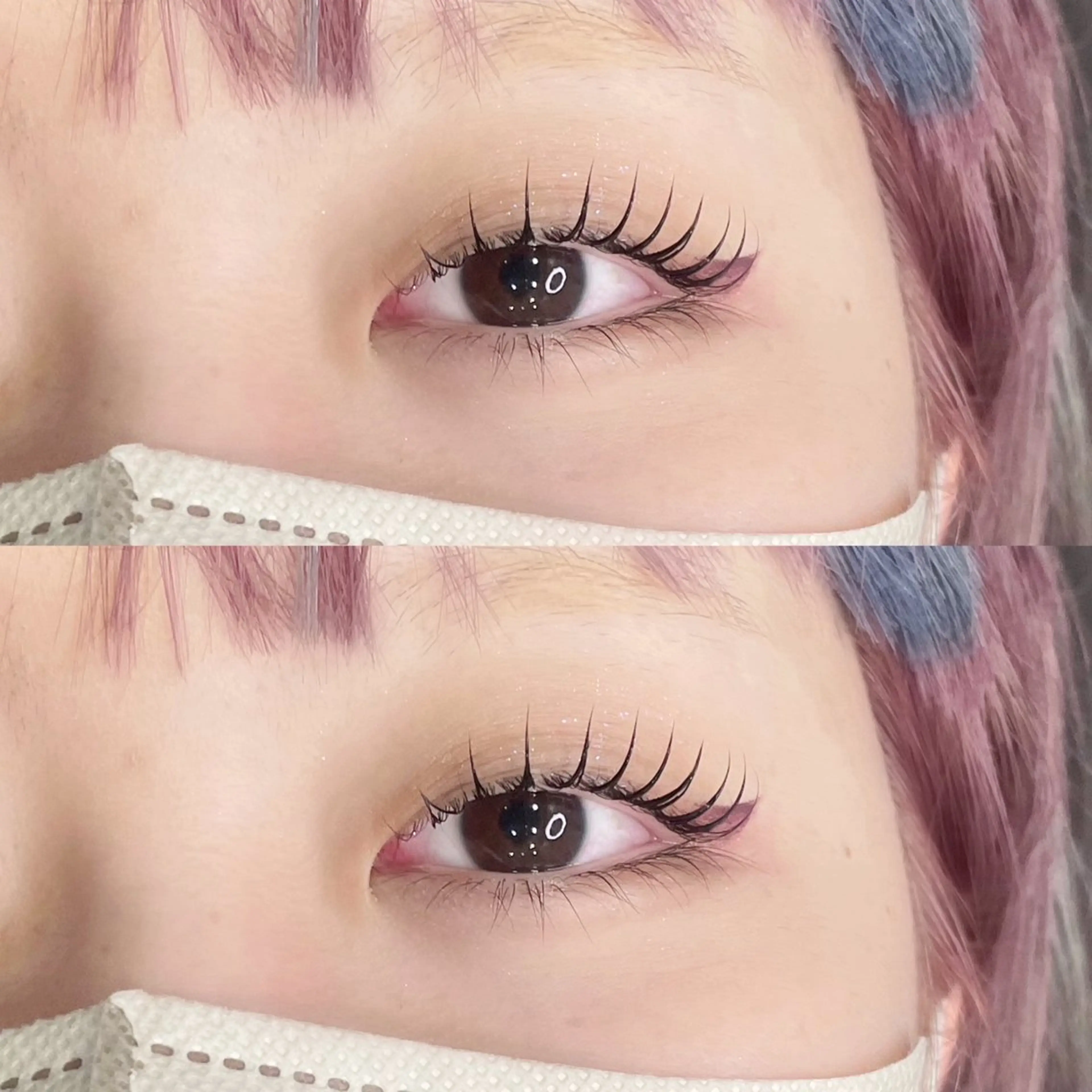 マツエク・マツパ まつげパーマ マツパ miho 【韓国束感まつげ】のマツエク・マツパデザイン