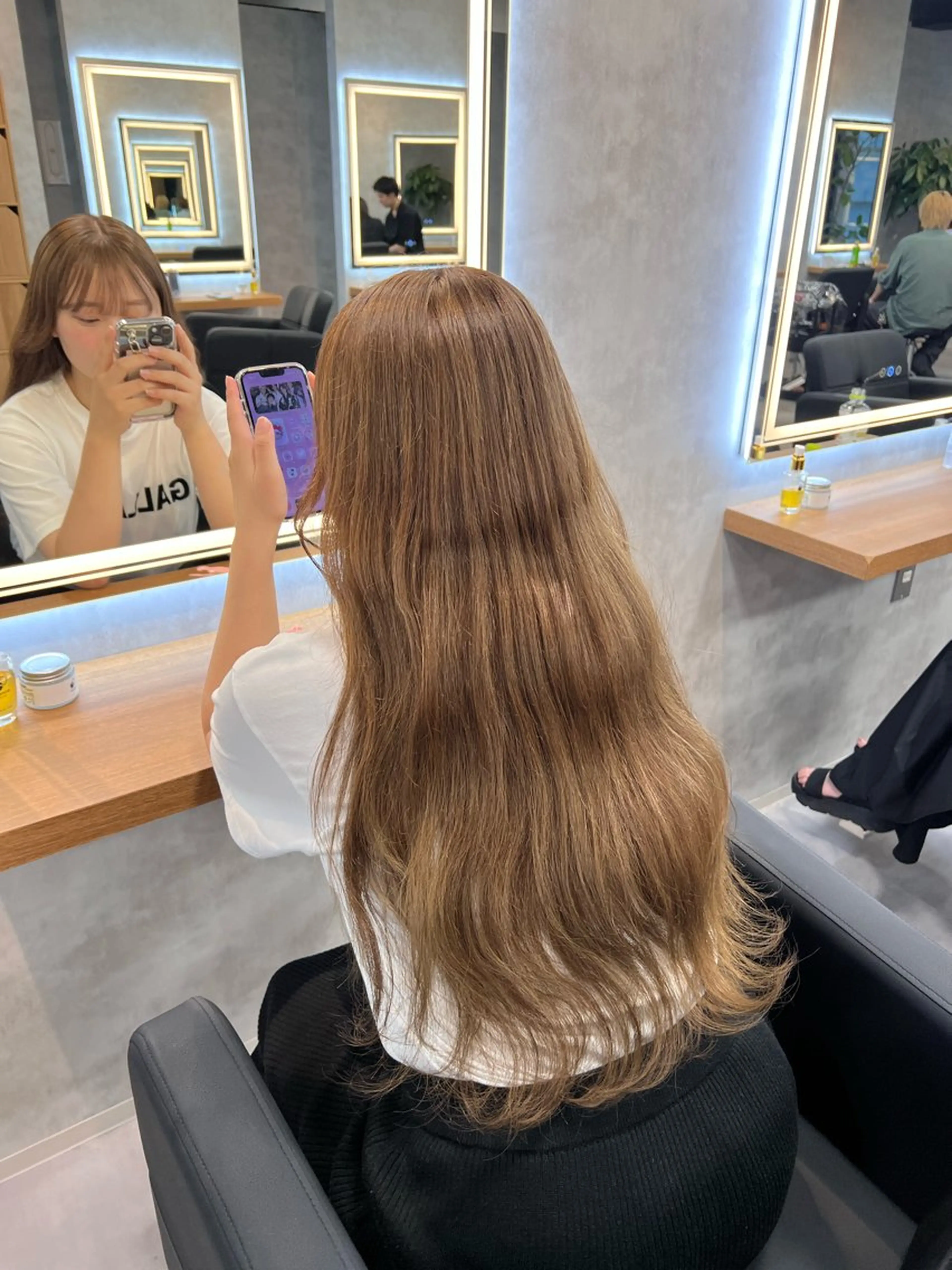 ロング カラー 💖札幌カラー 指名No.1💖玲奈のヘアスタイル